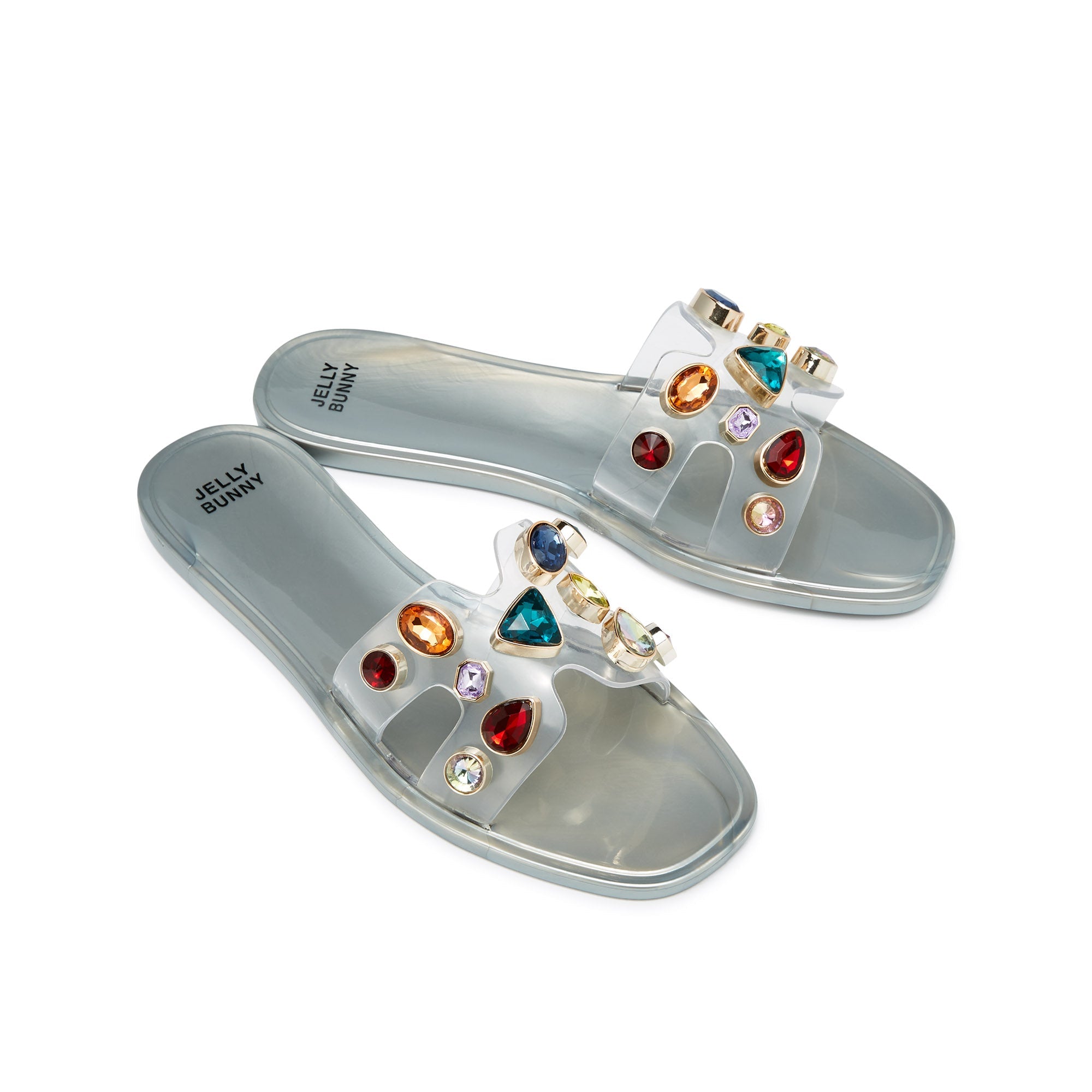 Donna Flat Sandals Silver