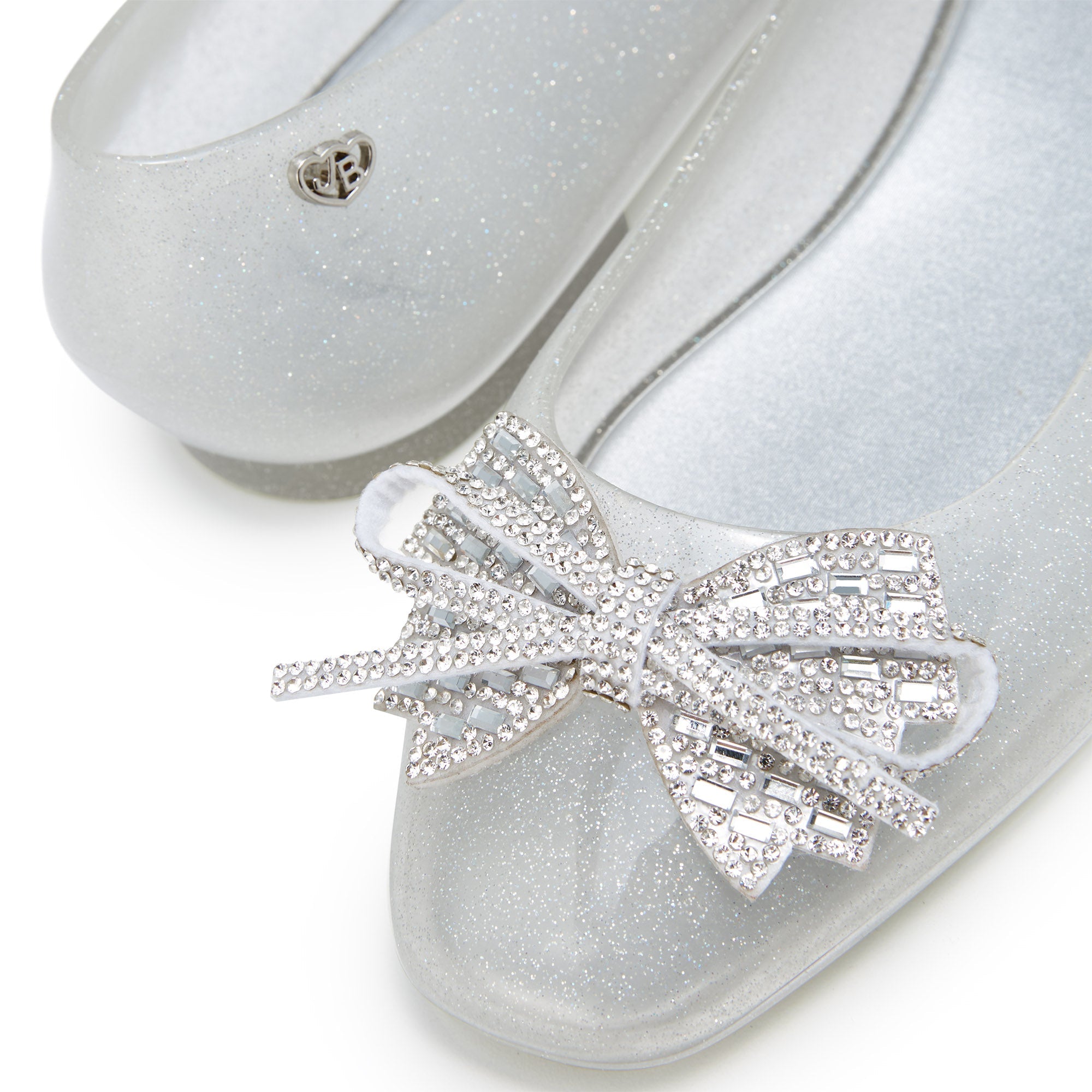 Cullen Bow Crystal Flat Ballerinas Glitter Multi 2