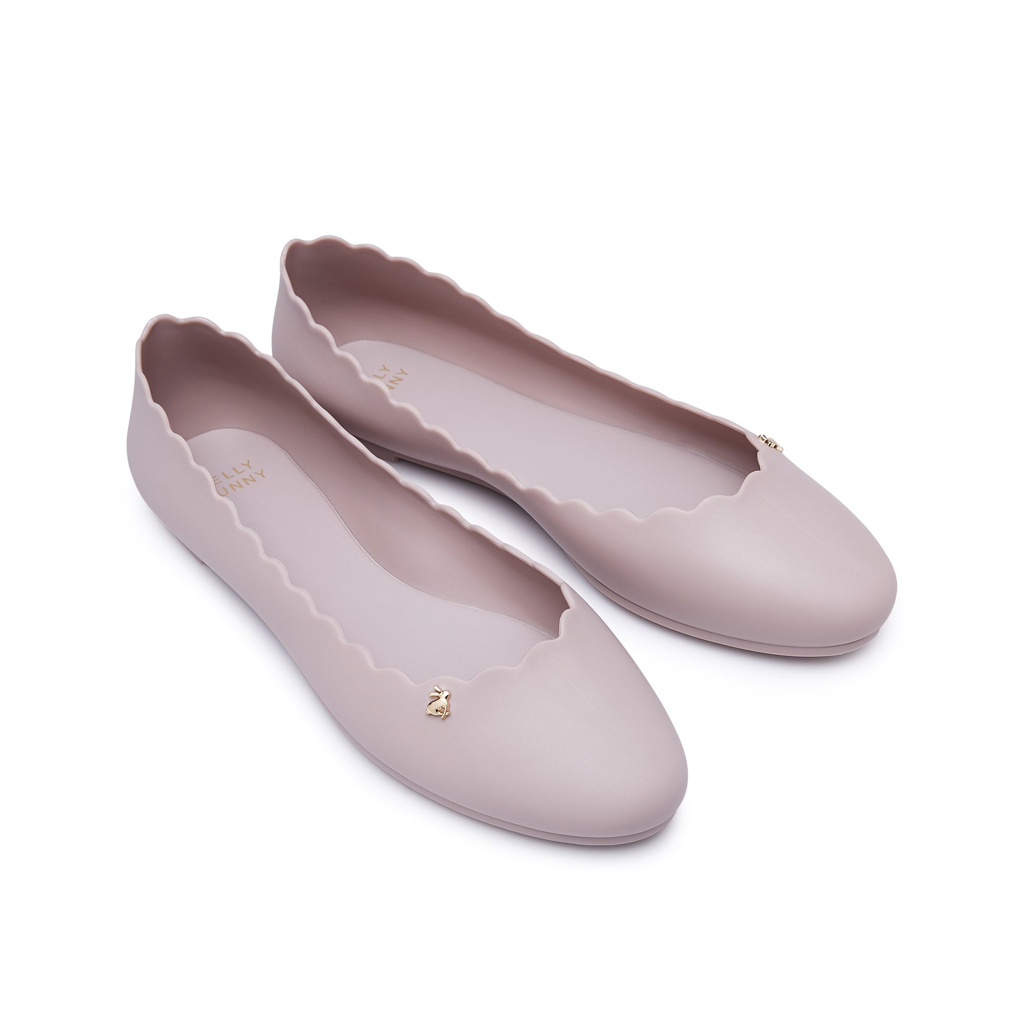 Sophie All The Way Matt Flat Ballerinas Grey