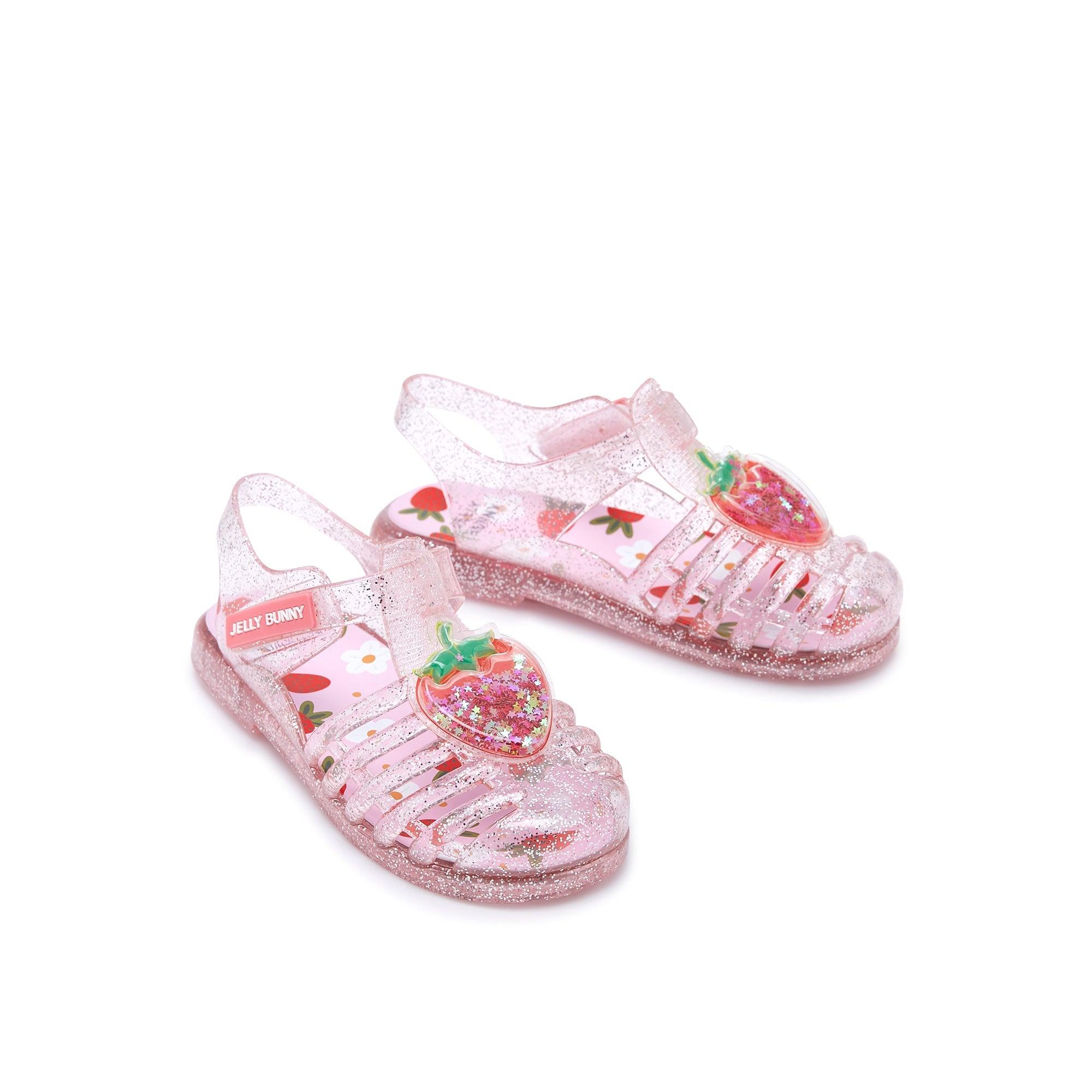 Mini Jb Strawberry Platform Shoes Pink