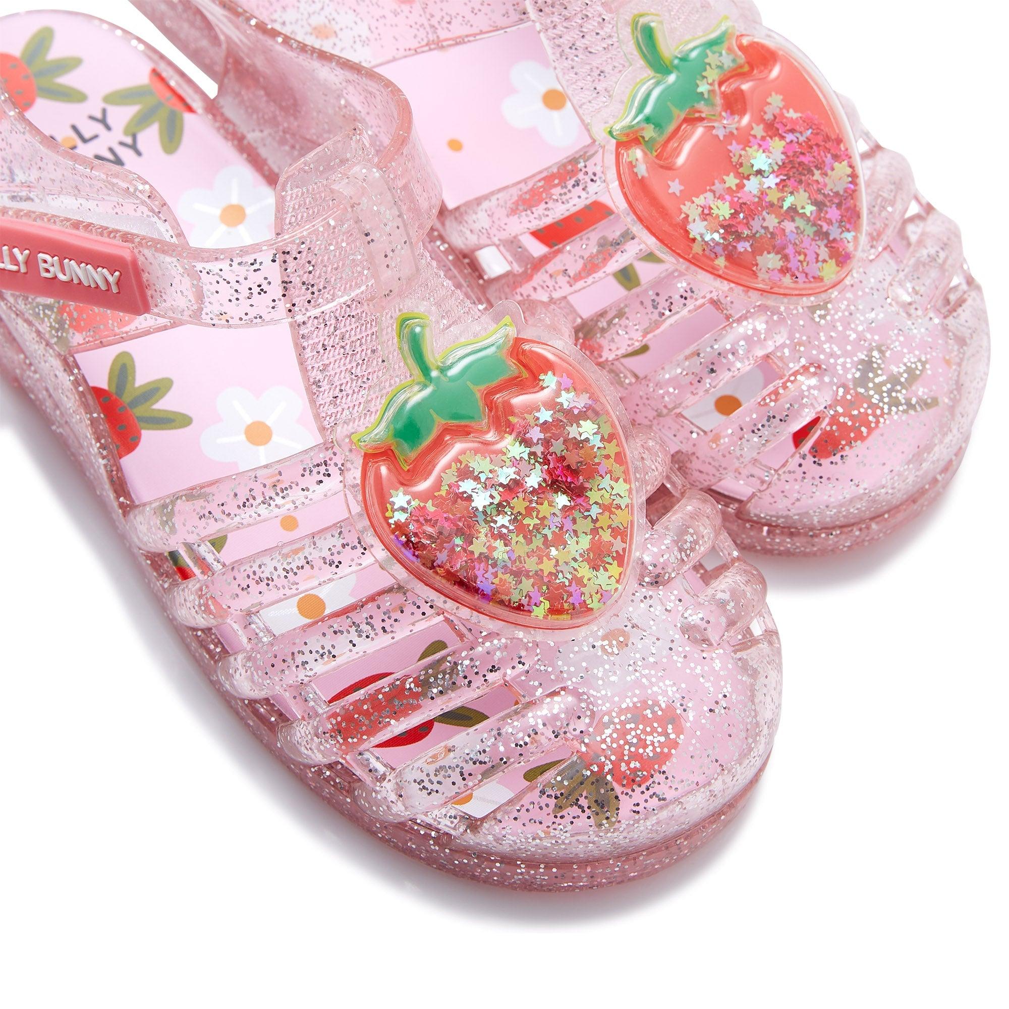 Mini Jb Strawberry Platform Shoes Pink