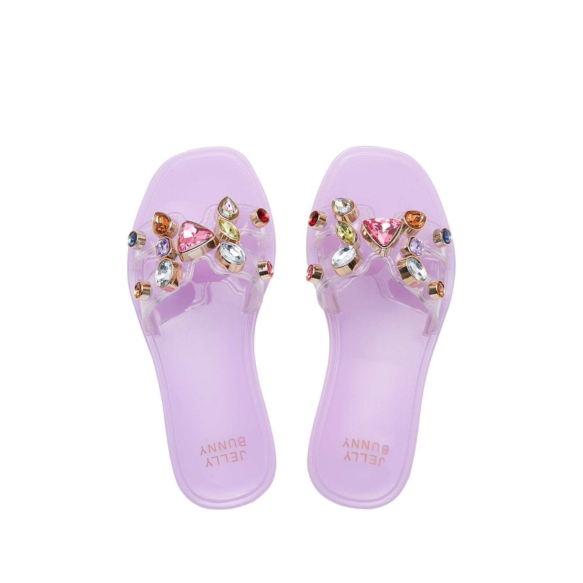 Mini Donna Flat Sandals Purple