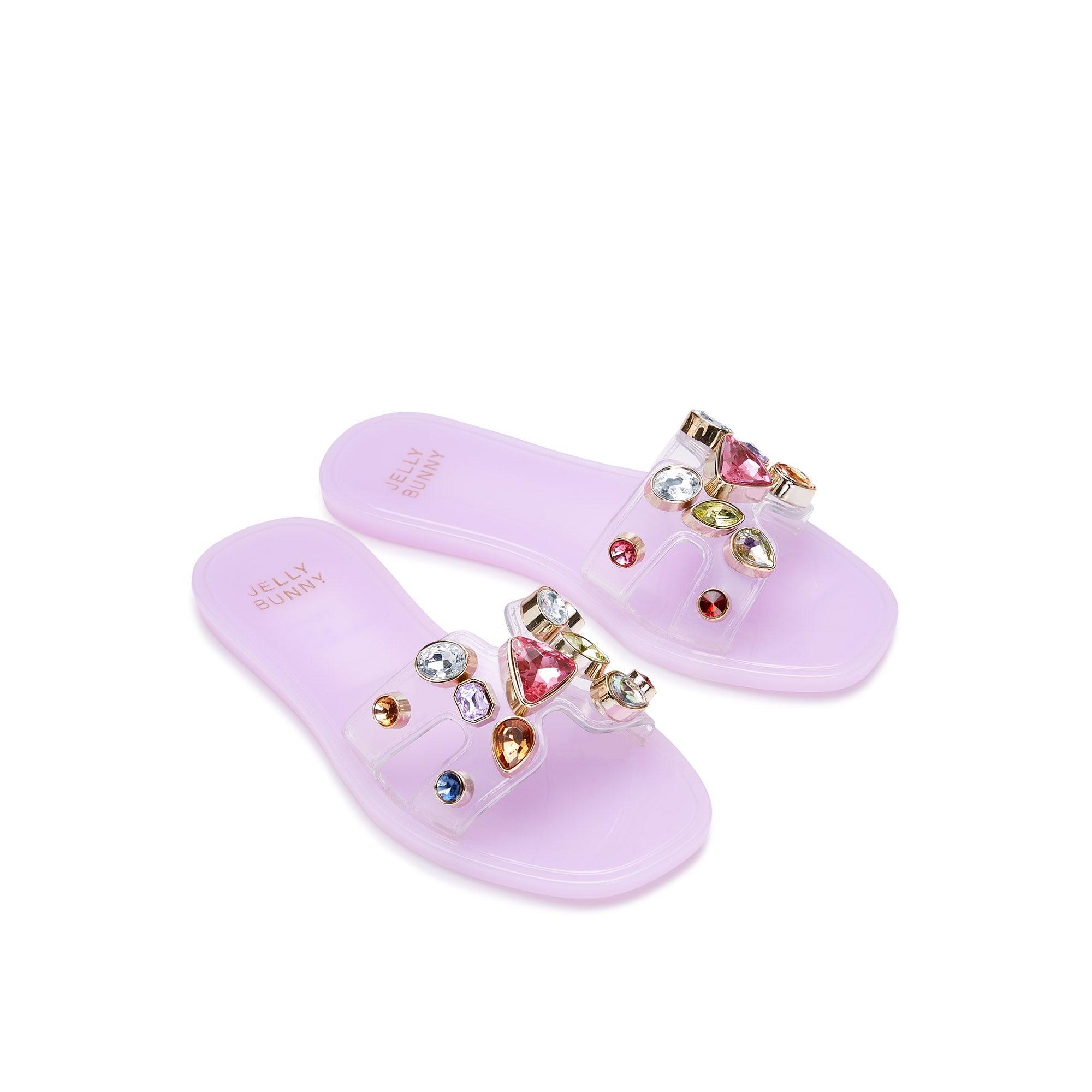 Mini Donna Flat Sandals Purple