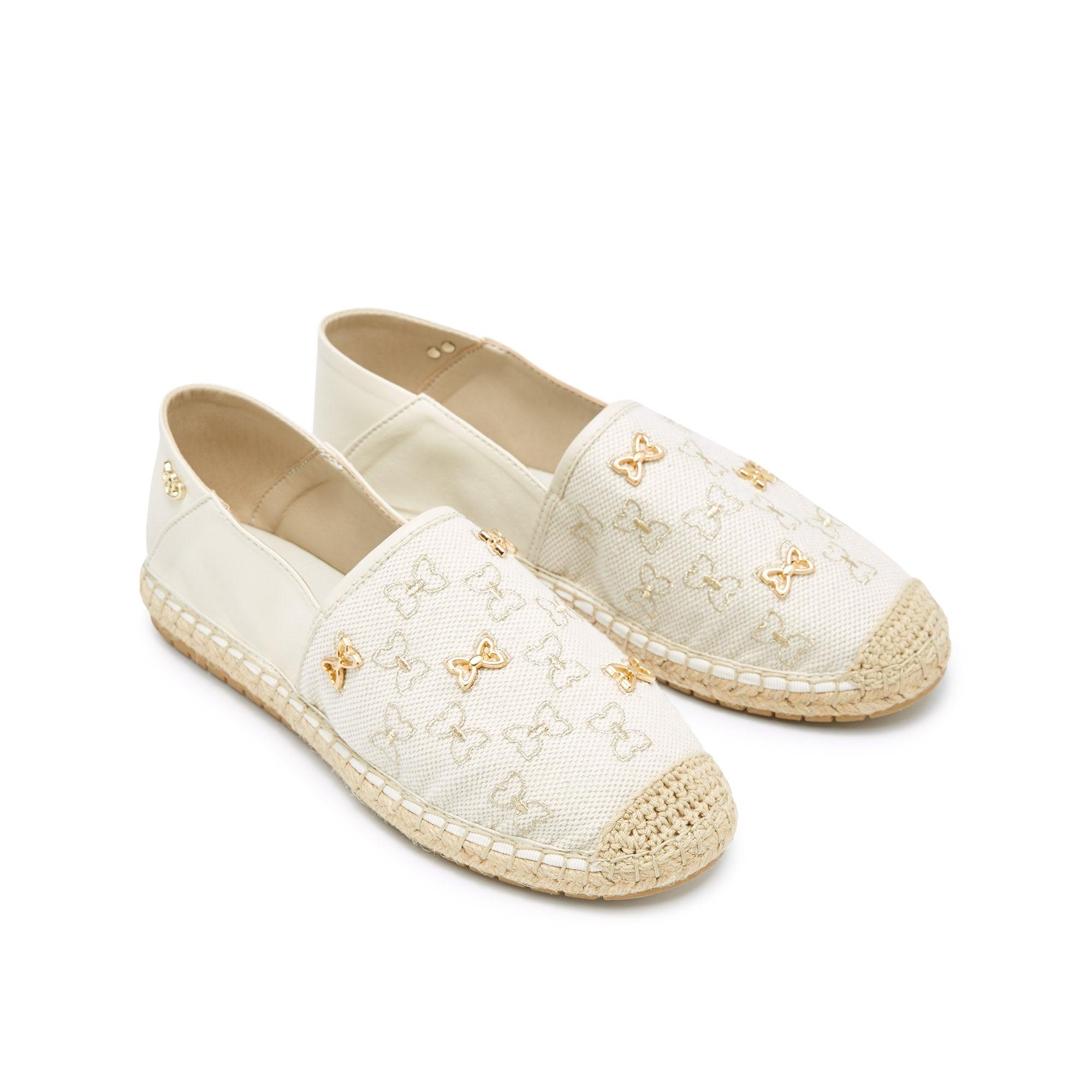 Cinna Espadrille  Ivory