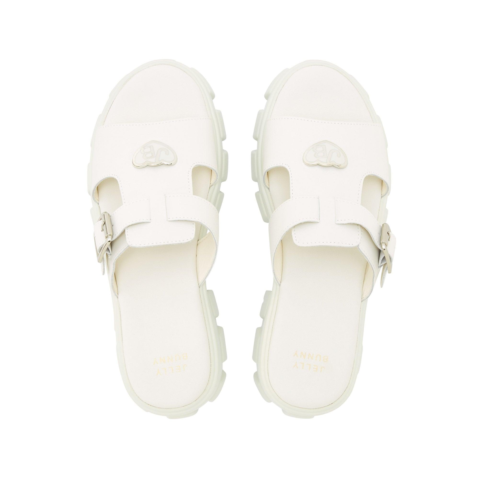 Selphie Mule Sandal White