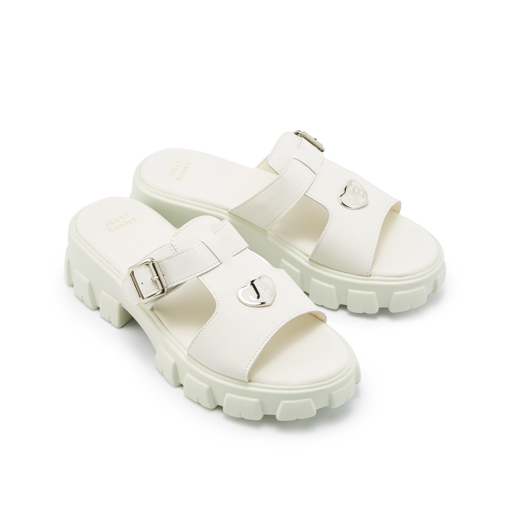 Selphie Mule Sandal White