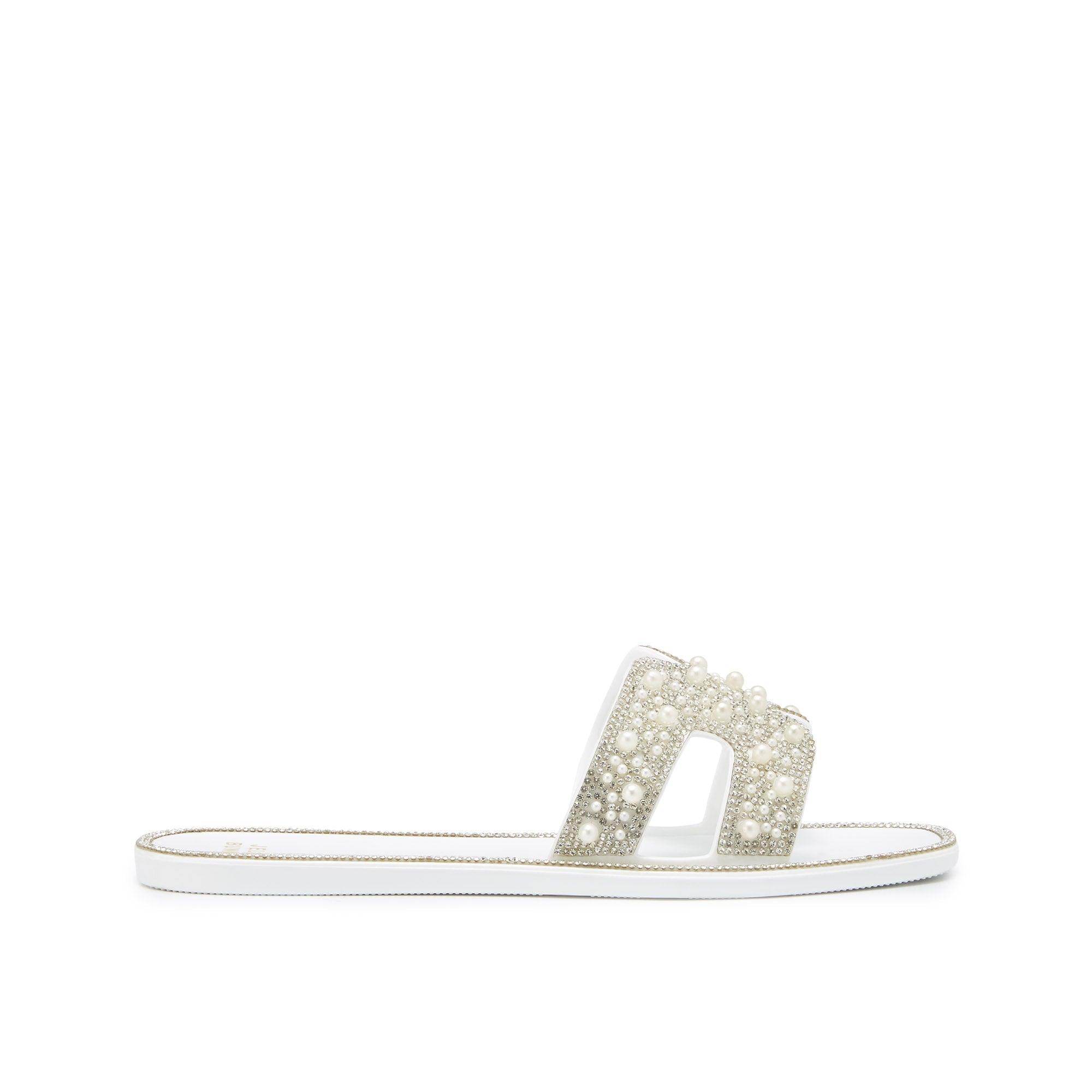 Tidus Flat Sandals White