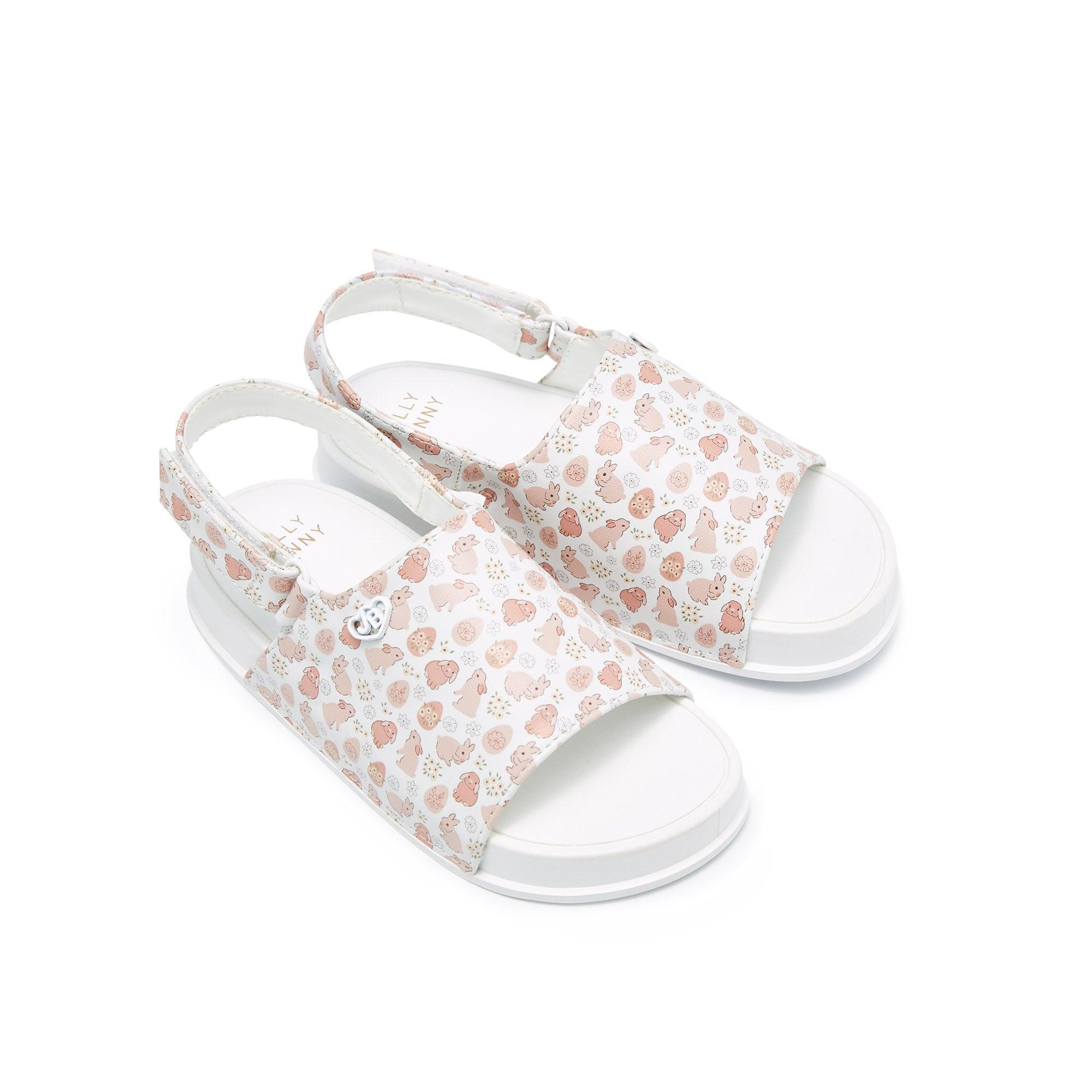 Mini Friendly Jareon Slingback Sandals White