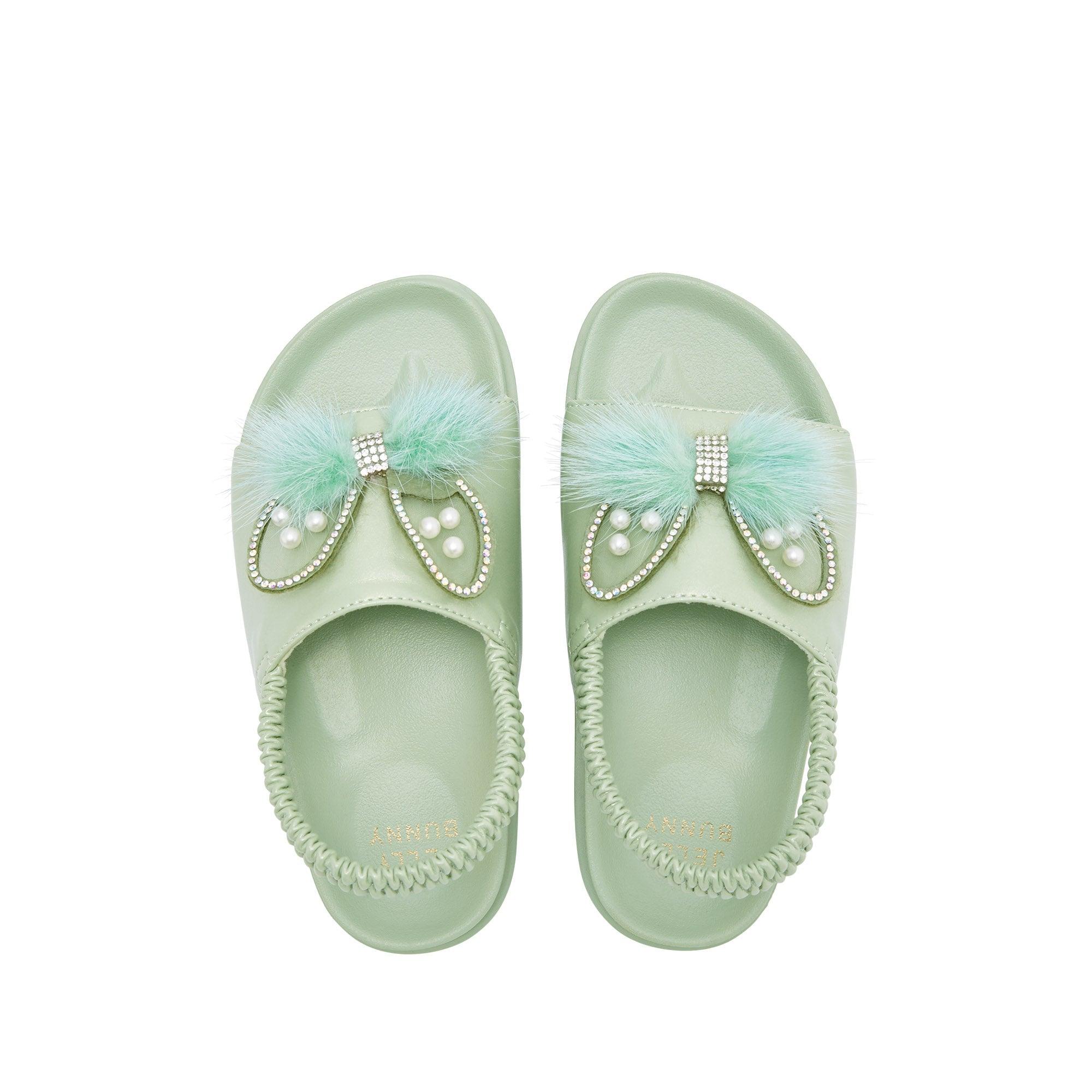 Grase Resort Flat Sandals Green