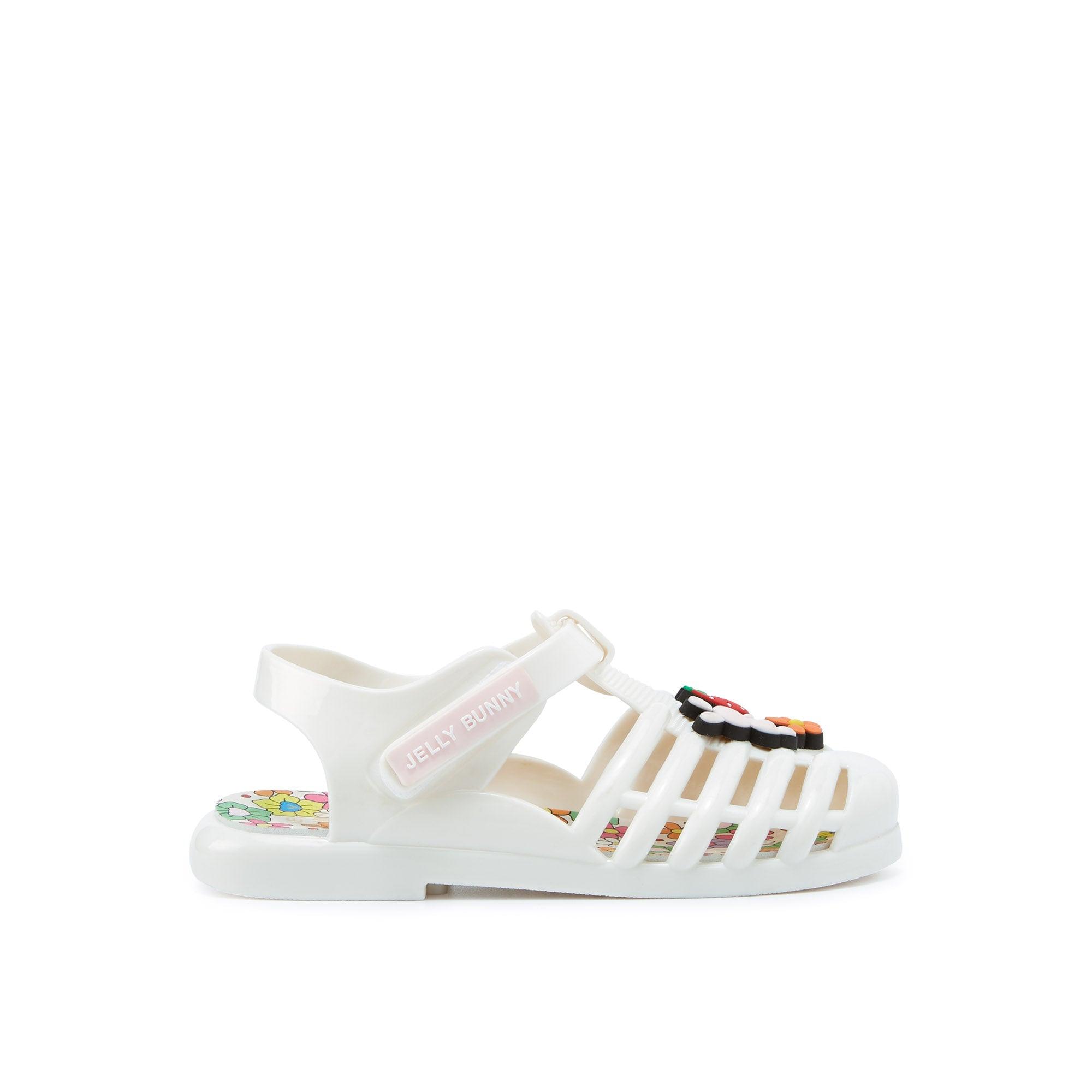 Jb Unicorn Flower Powe Flat Sandals White