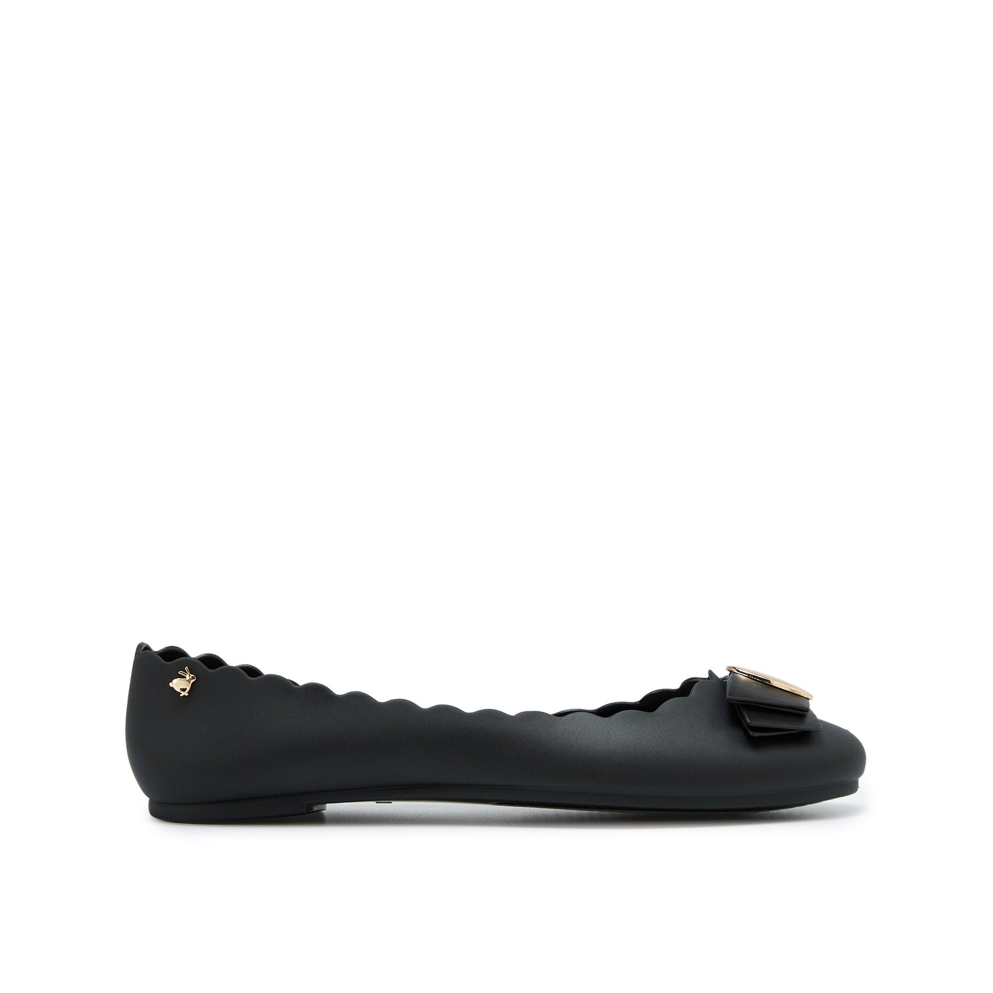 Sophie Minimal Flat Ballerinas Black