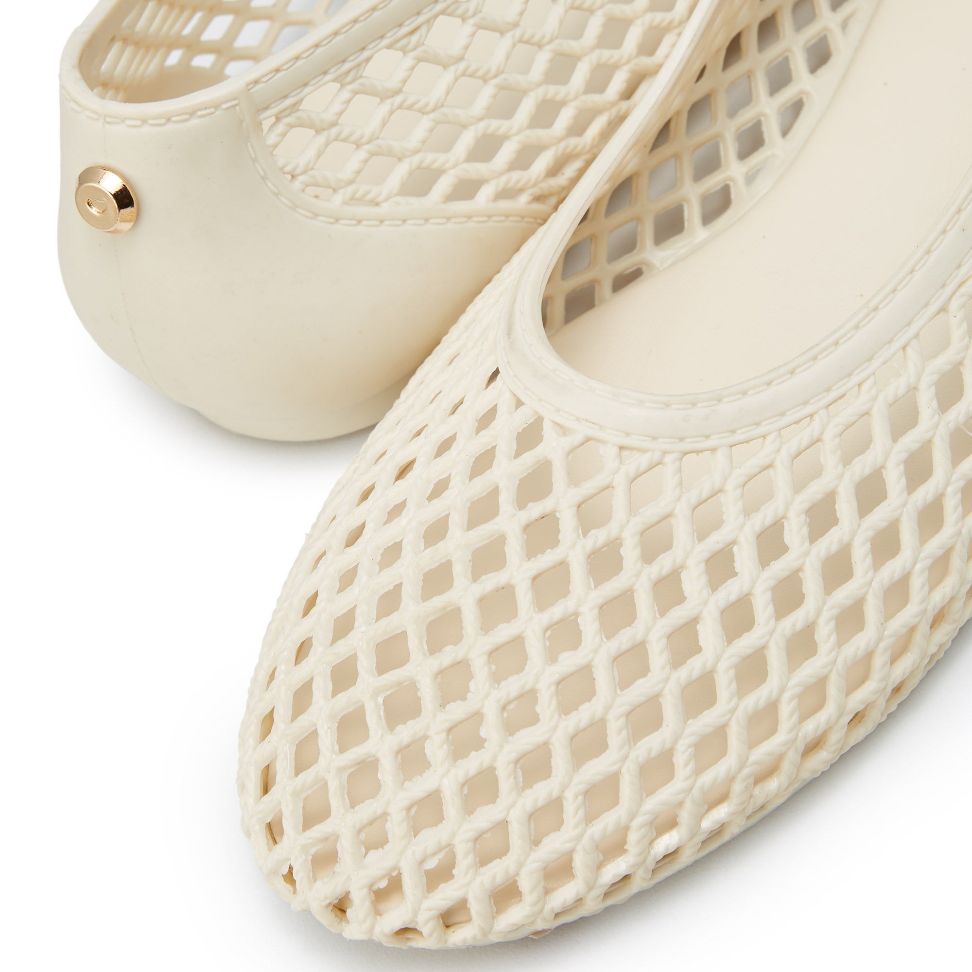 Melanie Flat Ballerinas Ivory