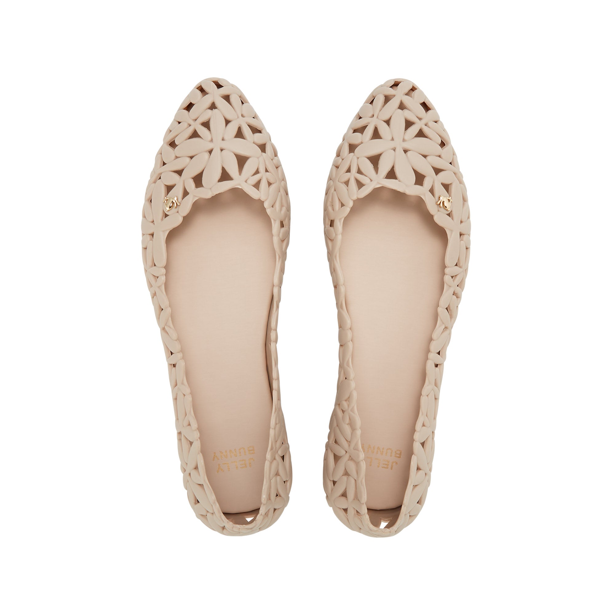 Morgana Matt Flat Ballerinas Cream