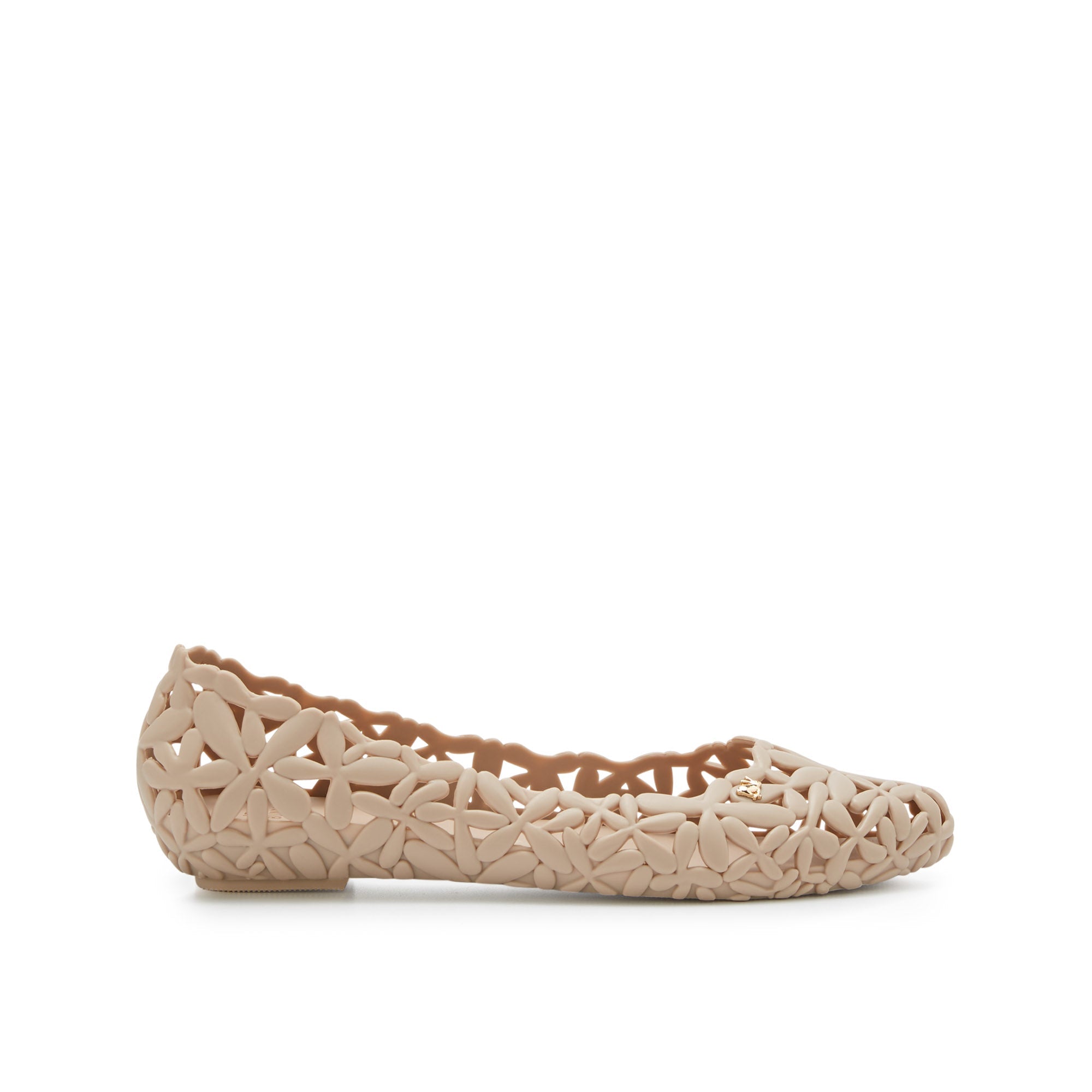 Morgana Matt Flat Ballerinas Cream