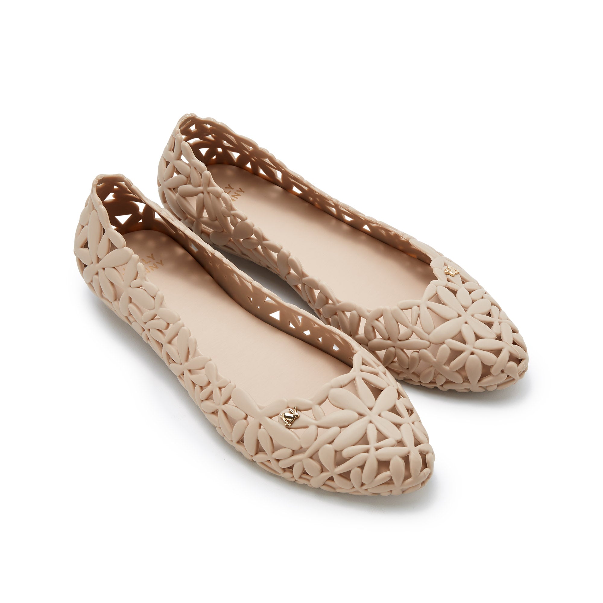 Morgana Matt Flat Ballerinas Cream