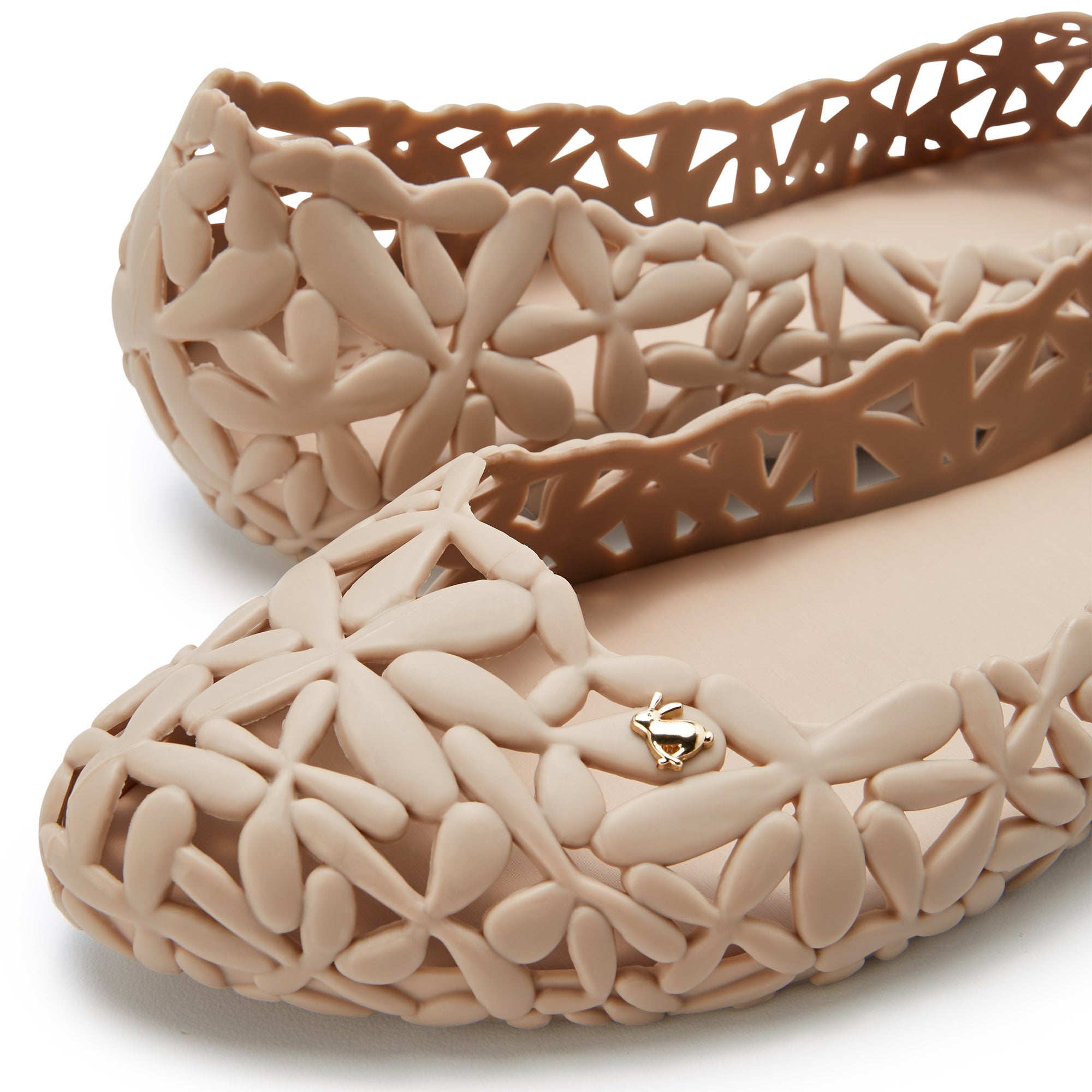 Morgana Matt Flat Ballerinas Cream