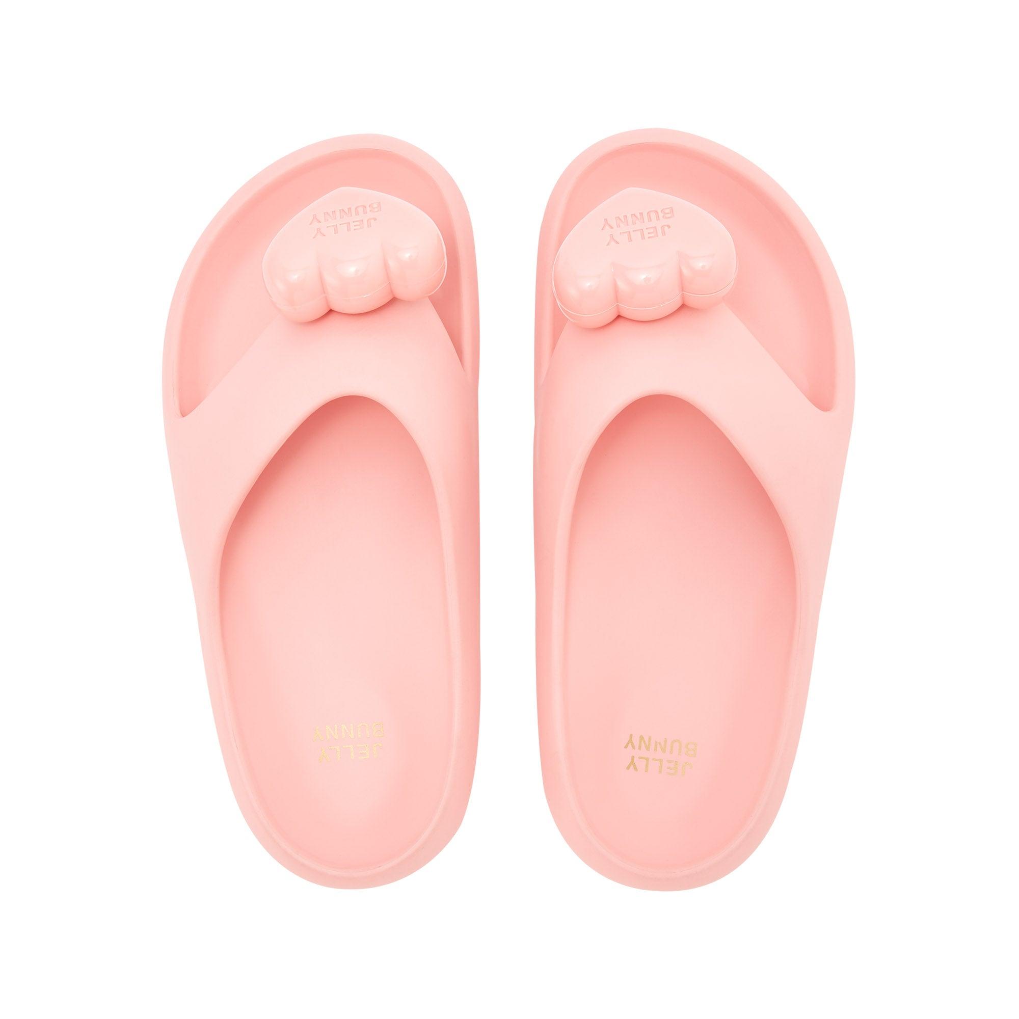 Bunny Foam Slide Flat Sandals Pink