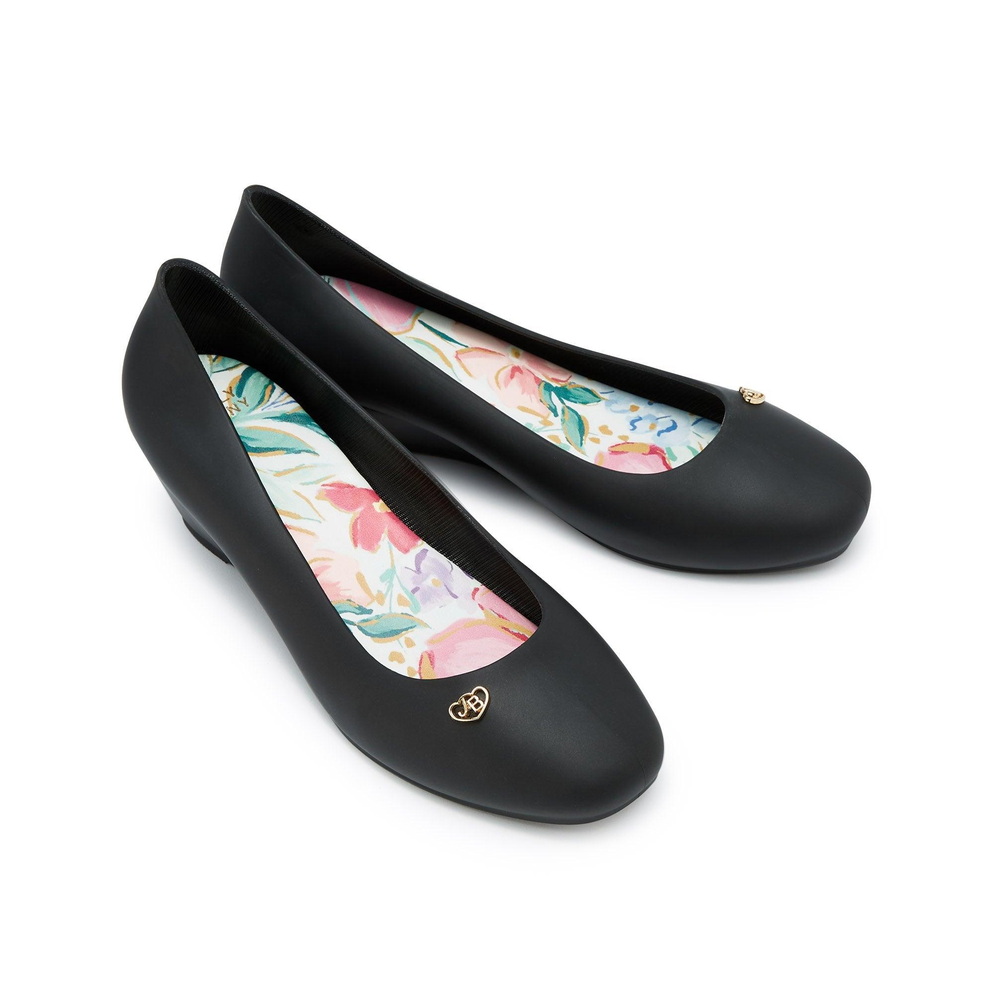 Yoyo Popo Plain Ballerinas Black