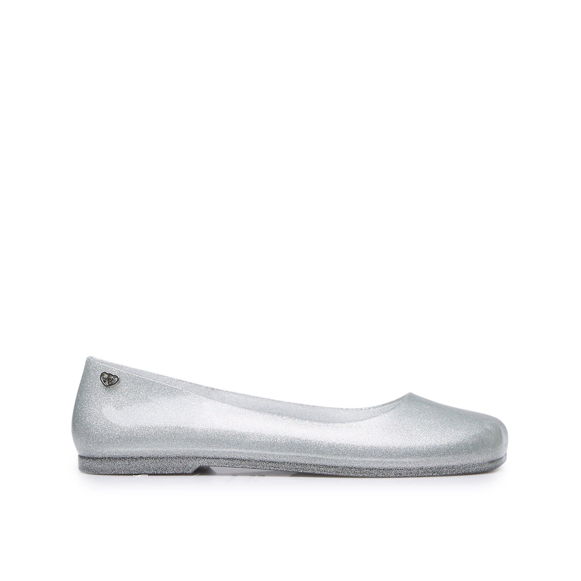 Wellington Flat Ballerinas Silver