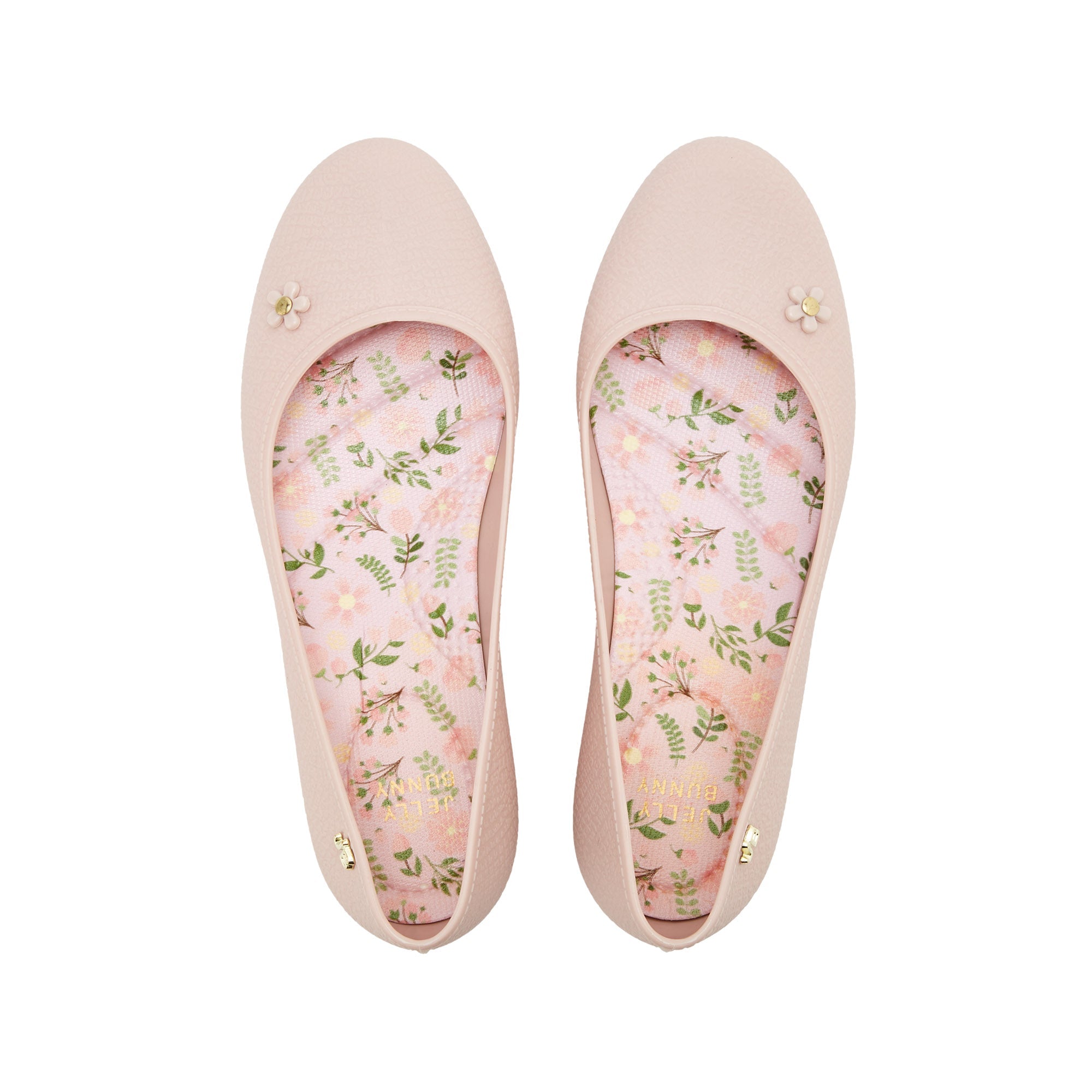 Caren1505 Flower Wedges Light Pink