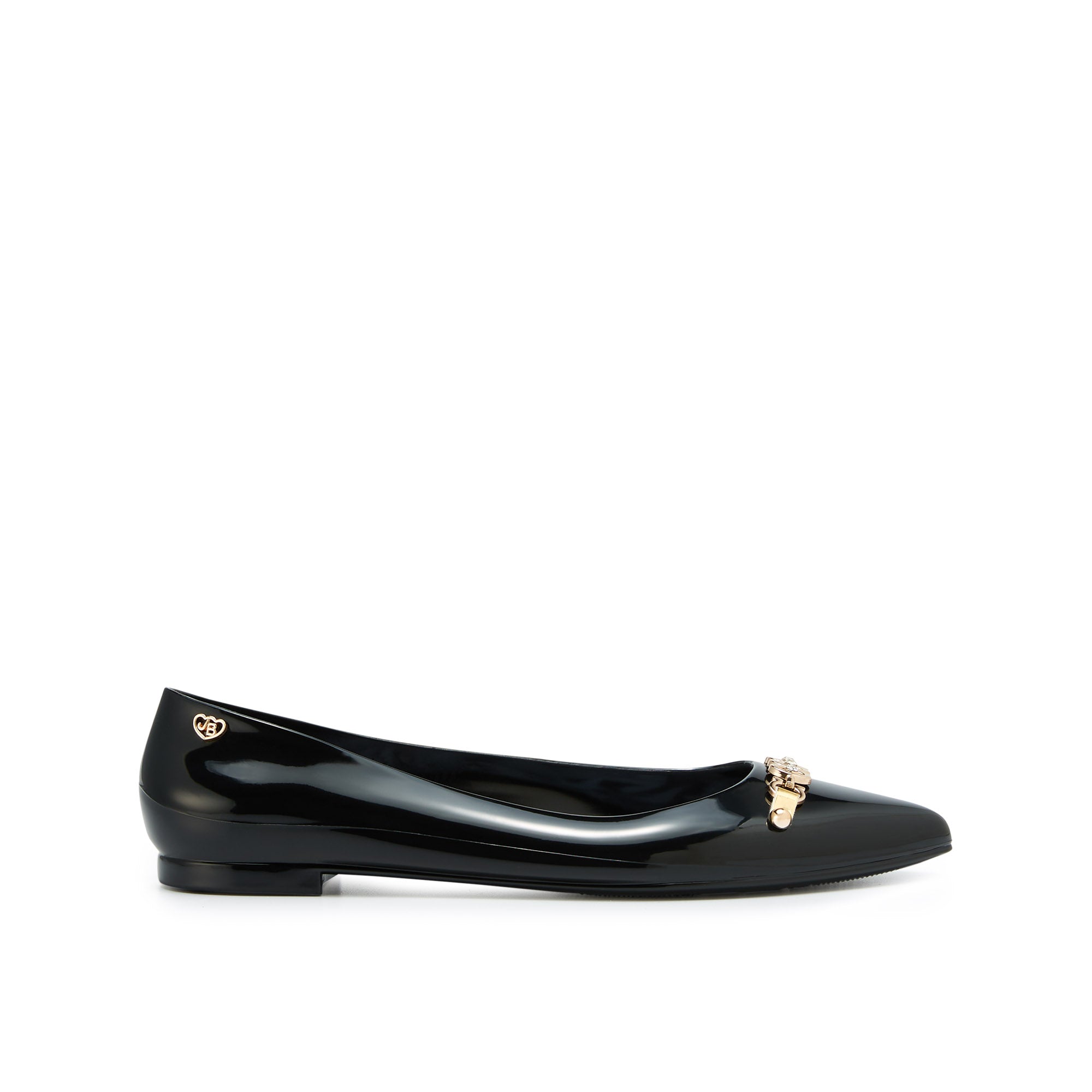 Avery Makayla Flat Ballerinas Black