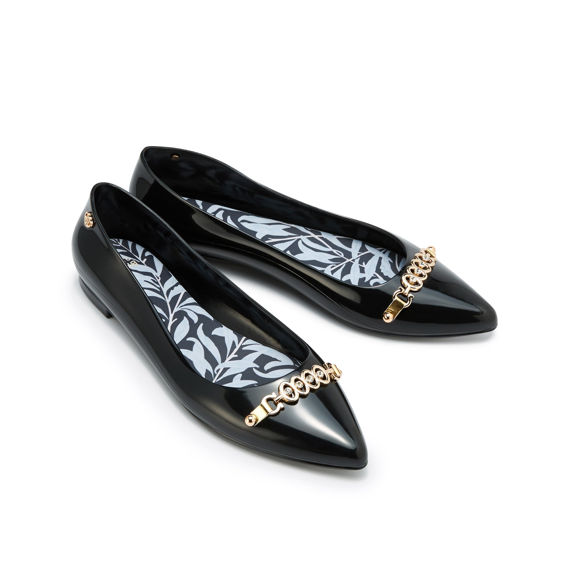 Avery Makayla Flat Ballerinas Black