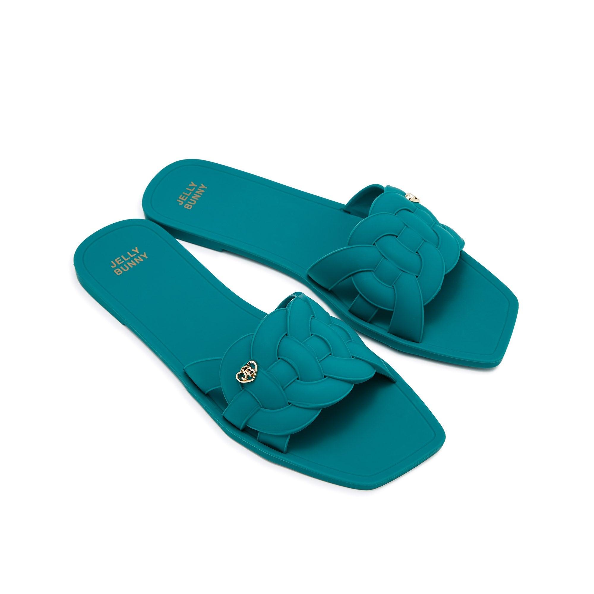 Harrison Slide Sandals Green