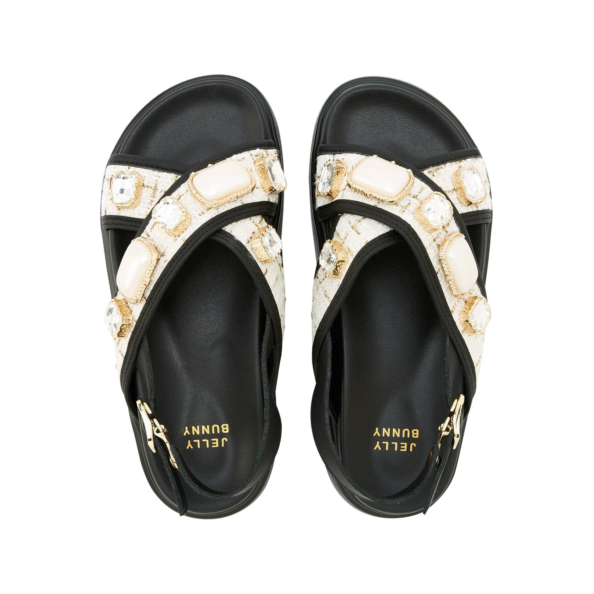 Mizora Flat Sandals Black