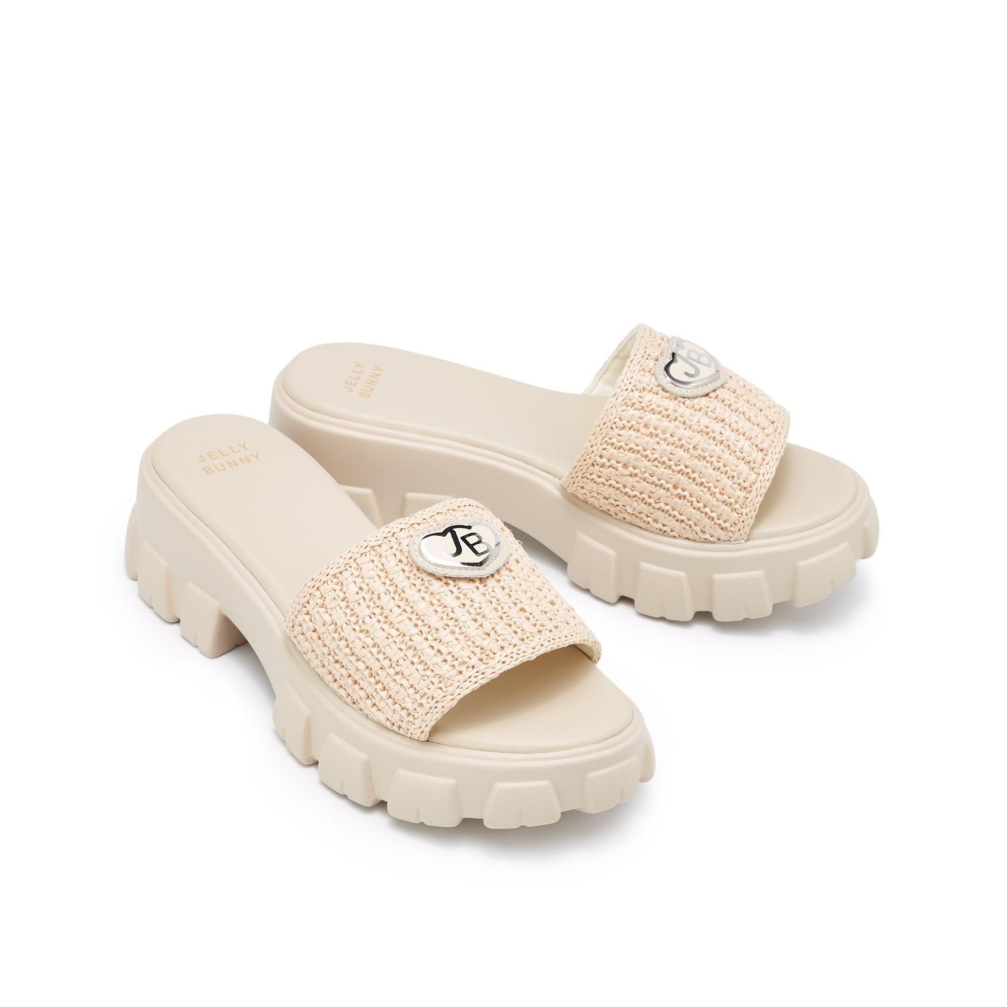 Varanna Platform Shoes Beige