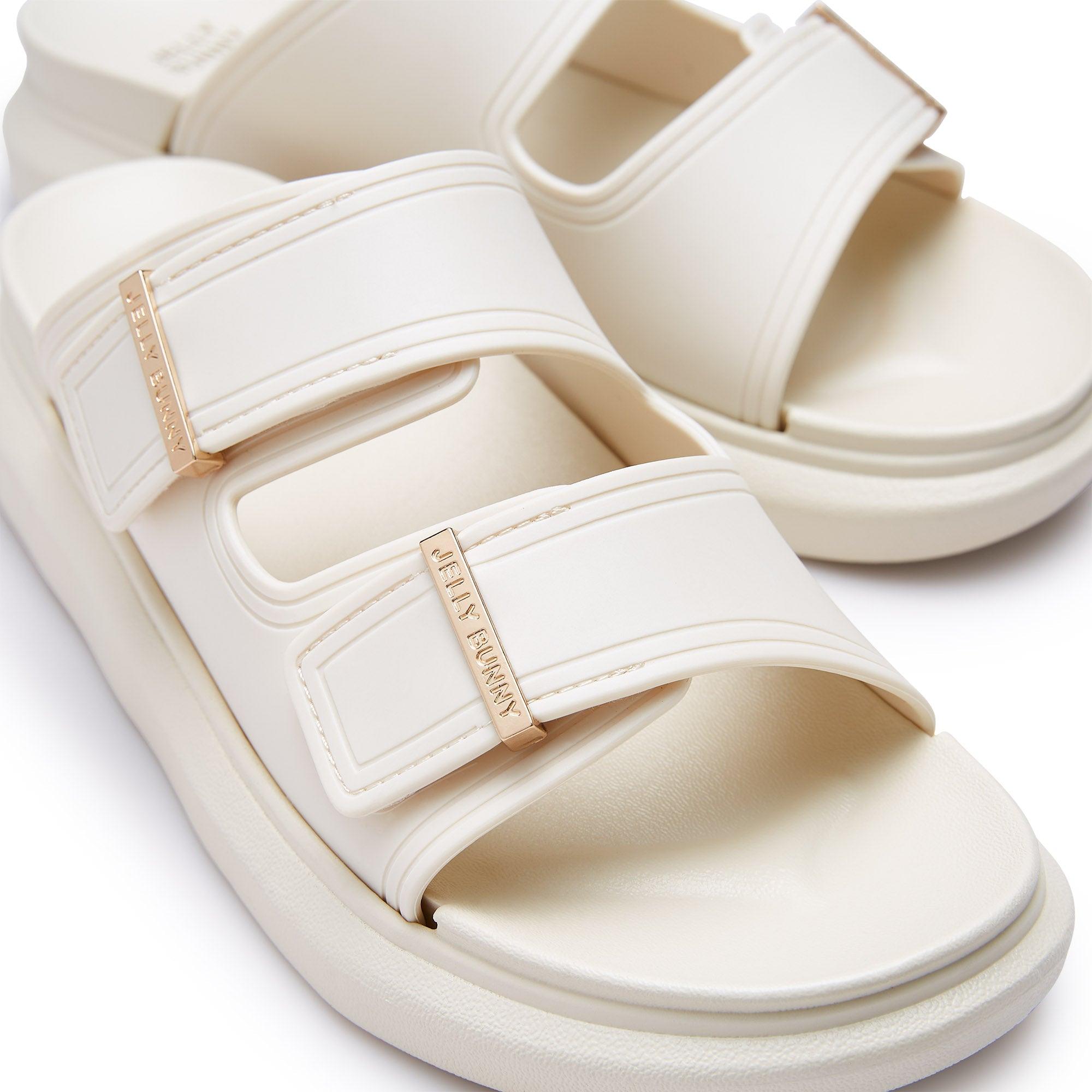 Astarion W Flat Sandals White