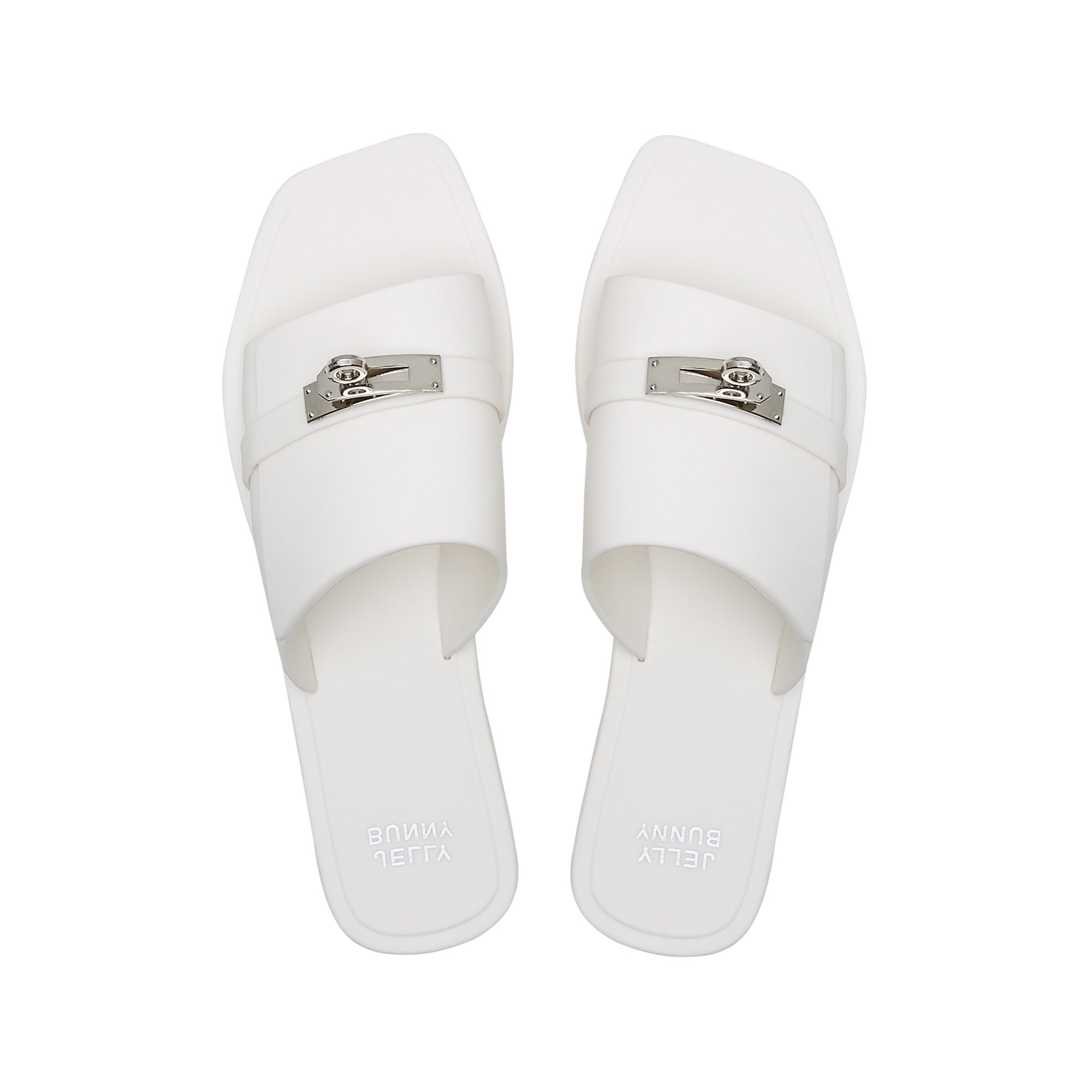 Colt Rich Flat Sandals White