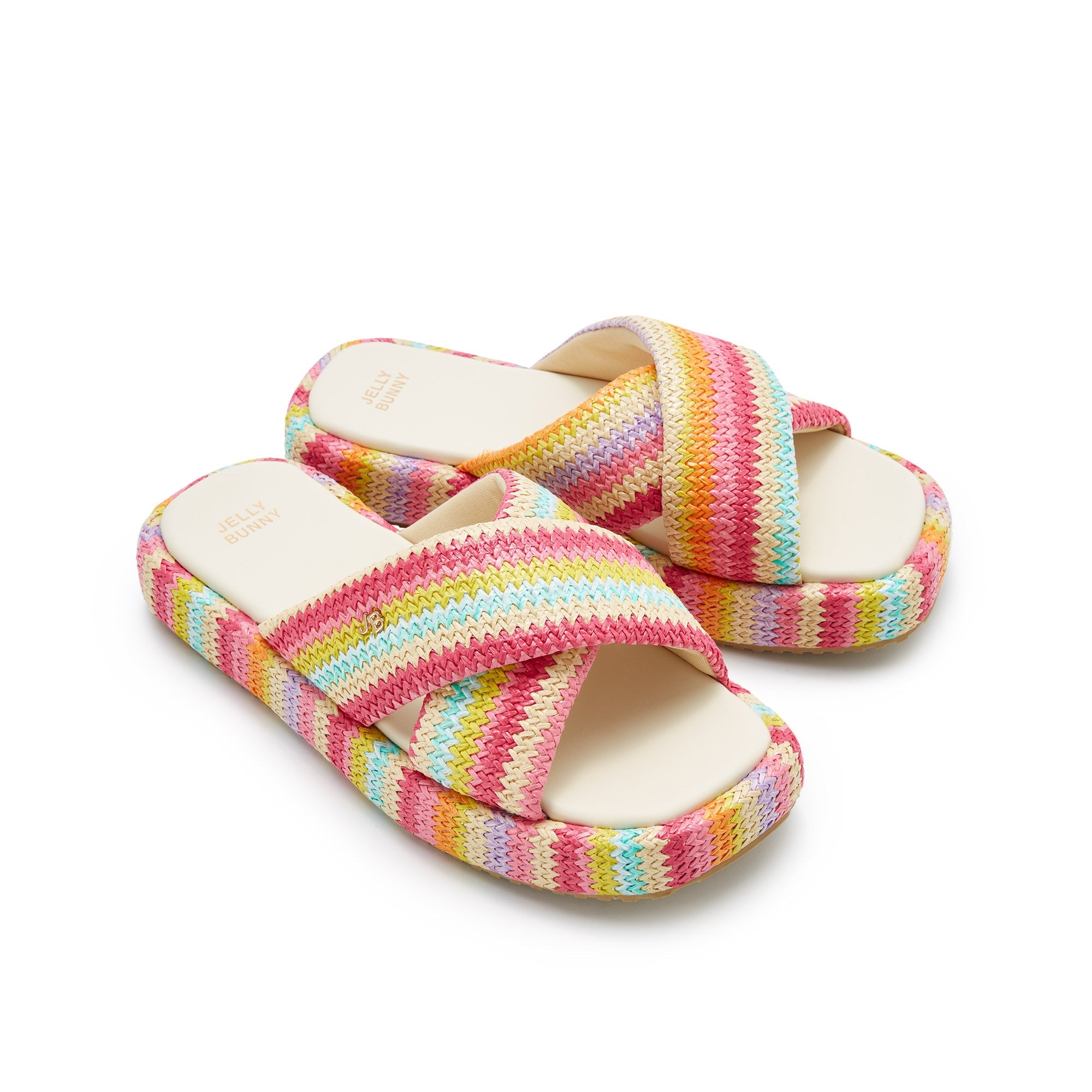 Shadout Flat Sandals Multi Color