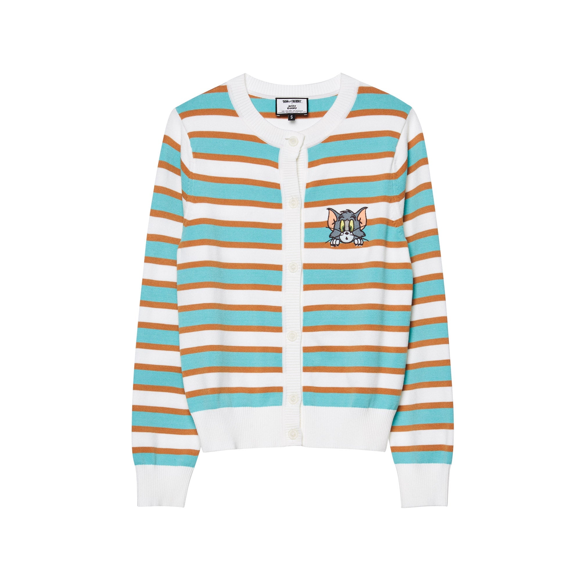 Tom and Jerry Striped Cardigan Multi Color