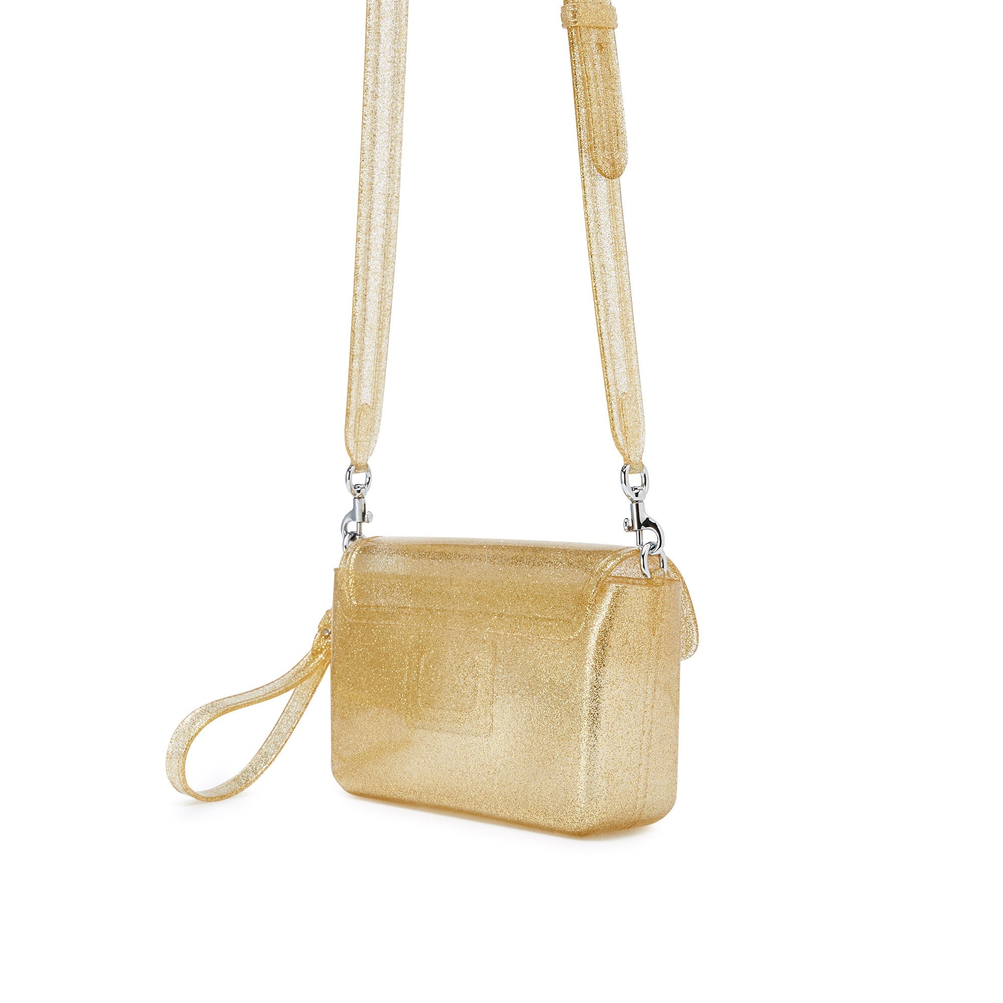 Tiptop Crossbody Bag Glitter Gold