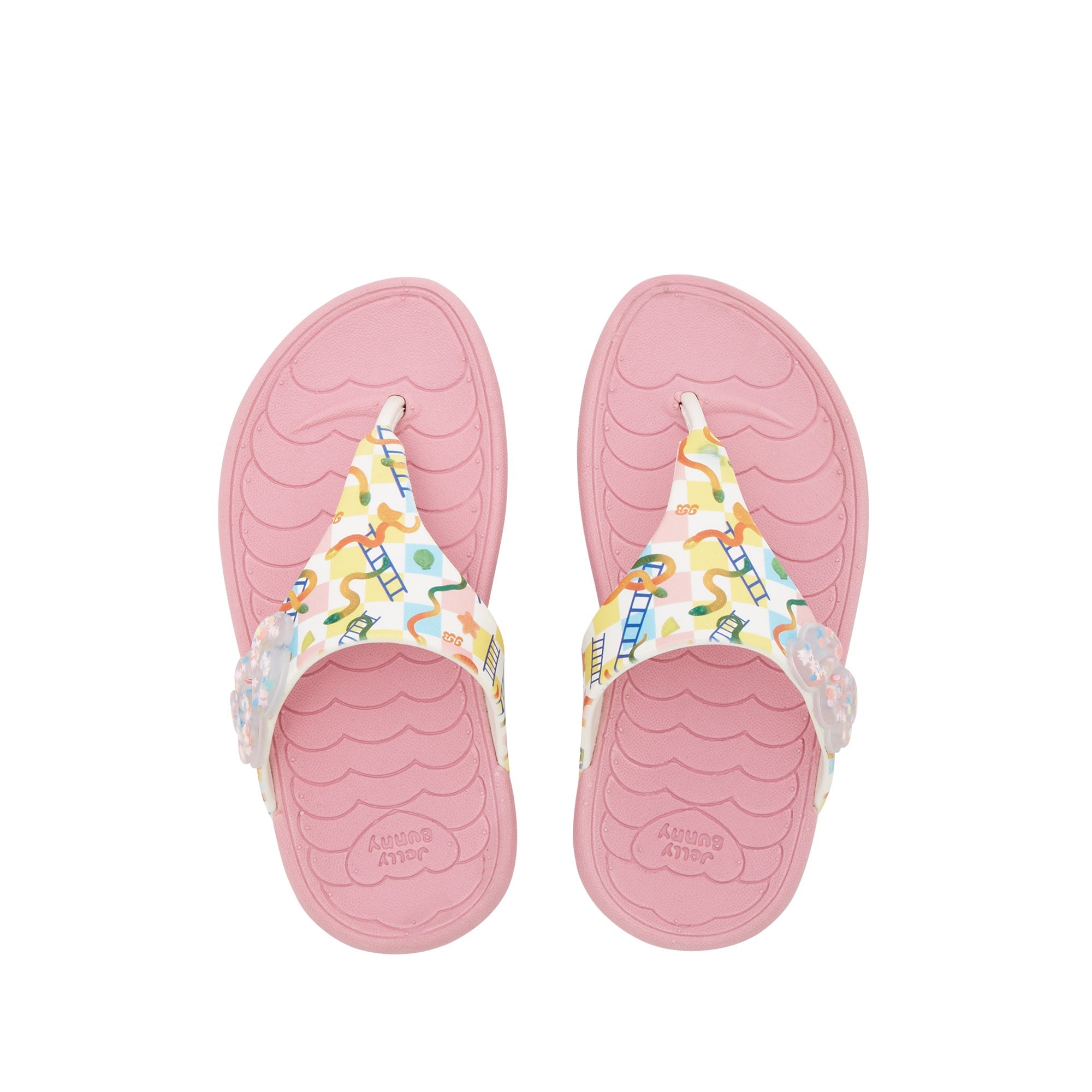 Mini Bunny Soft Winona Flat Sandals For Girls Pink