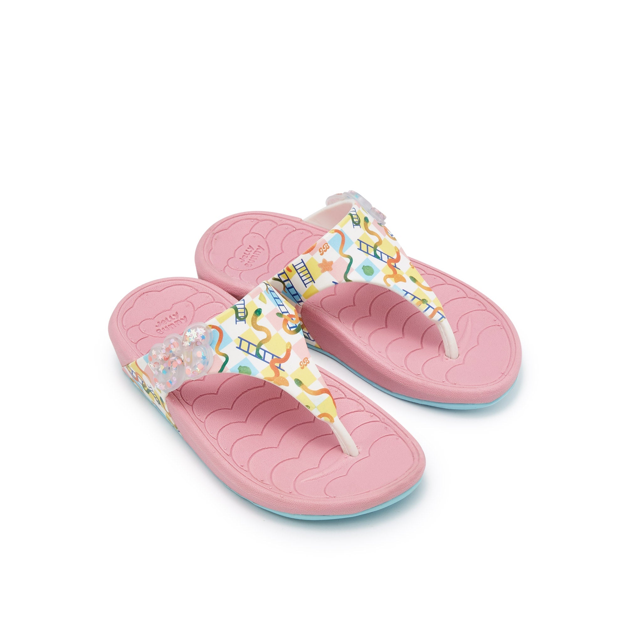 Mini Bunny Soft Winona Flat Sandals For Girls Pink