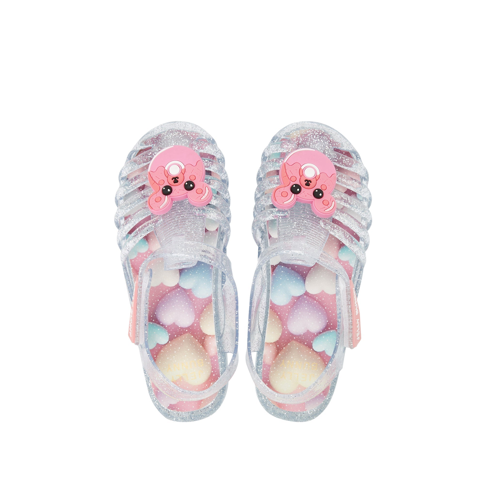 Unicorn Coroline Flat Sandals For Girls Silver