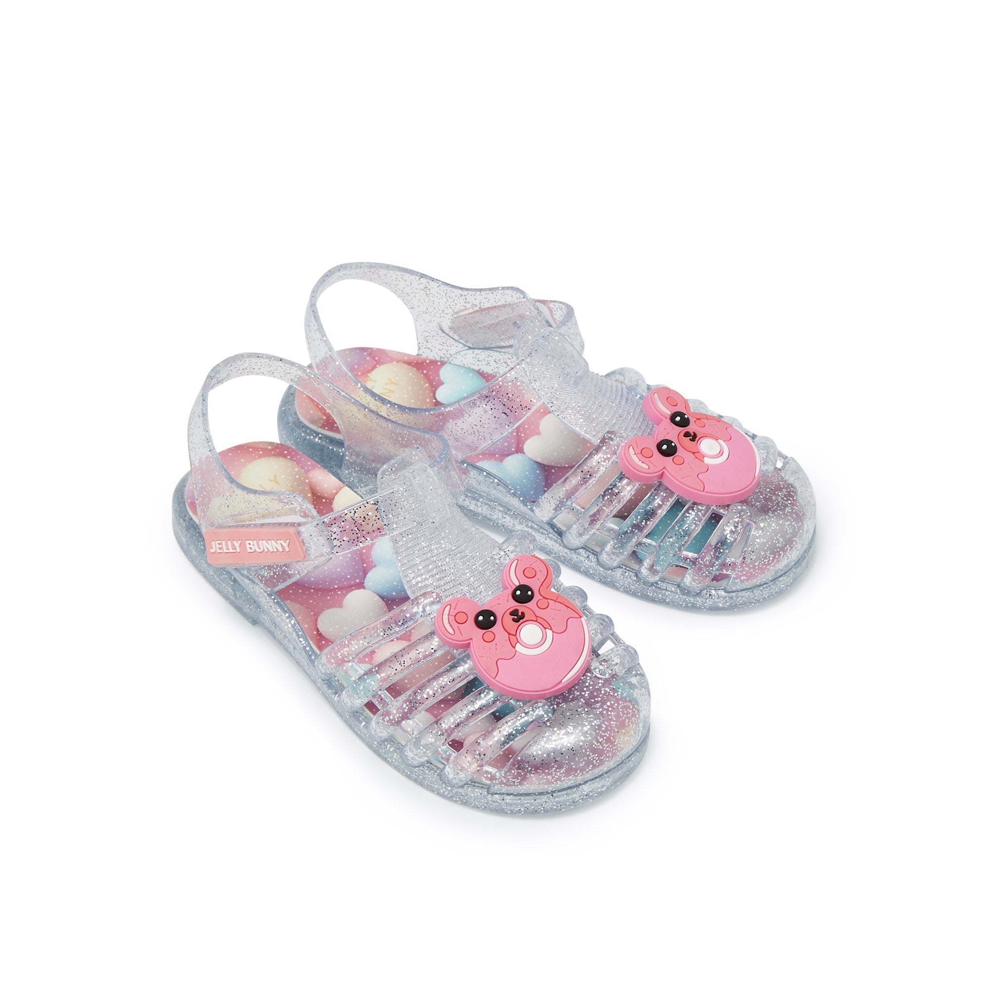 Unicorn Coroline Flat Sandals For Girls Silver