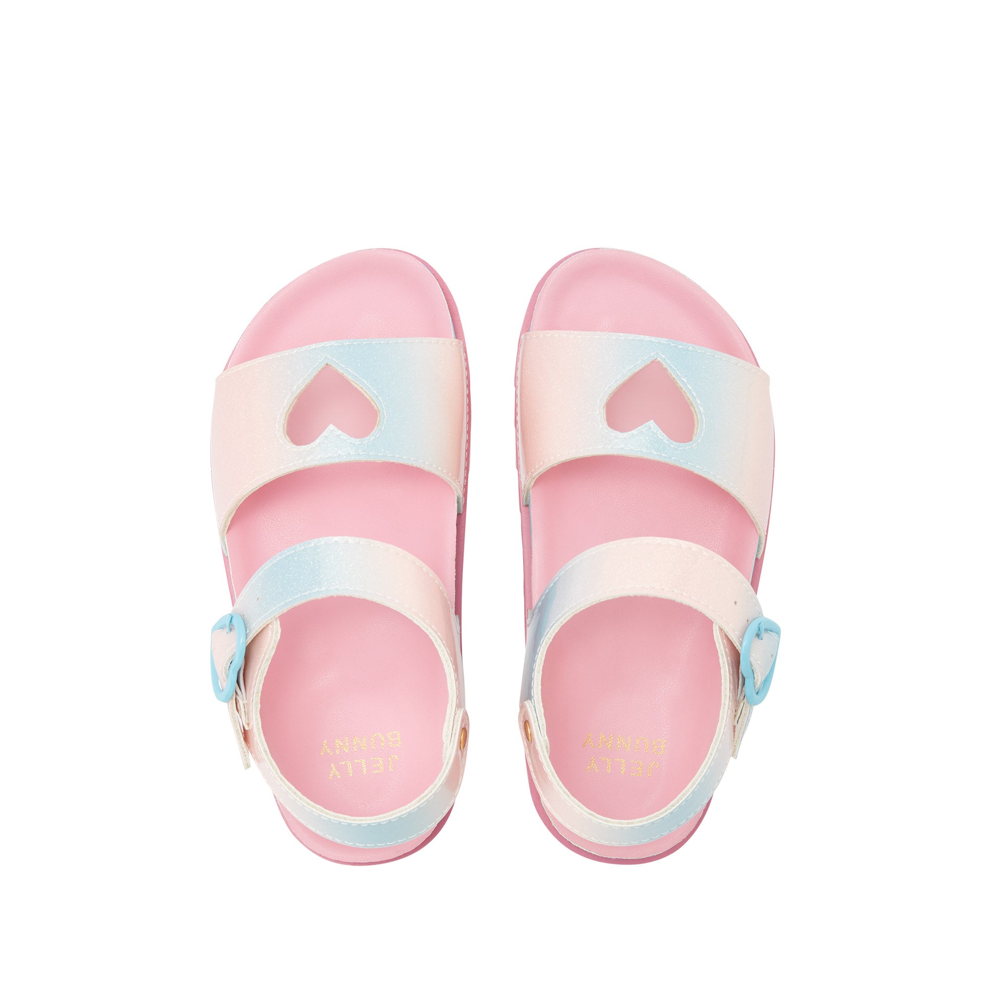 Mini Sporty Love Flat Sandals For Girls Multi Color