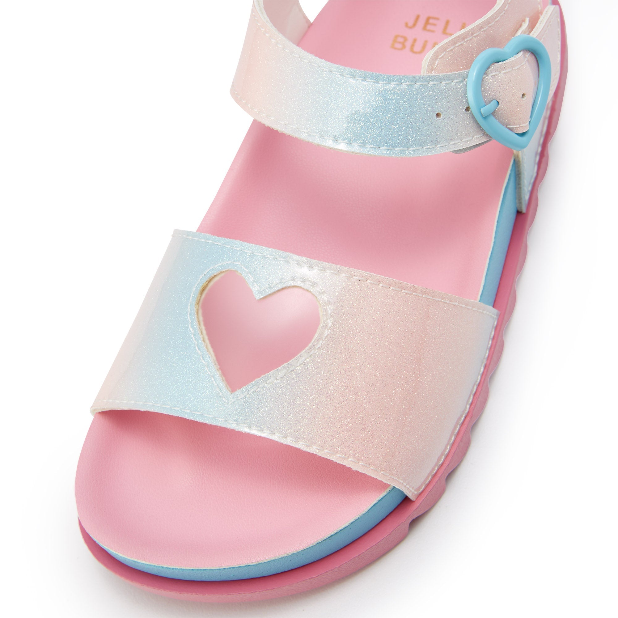 Mini Sporty Love Flat Sandals For Girls Multi Color