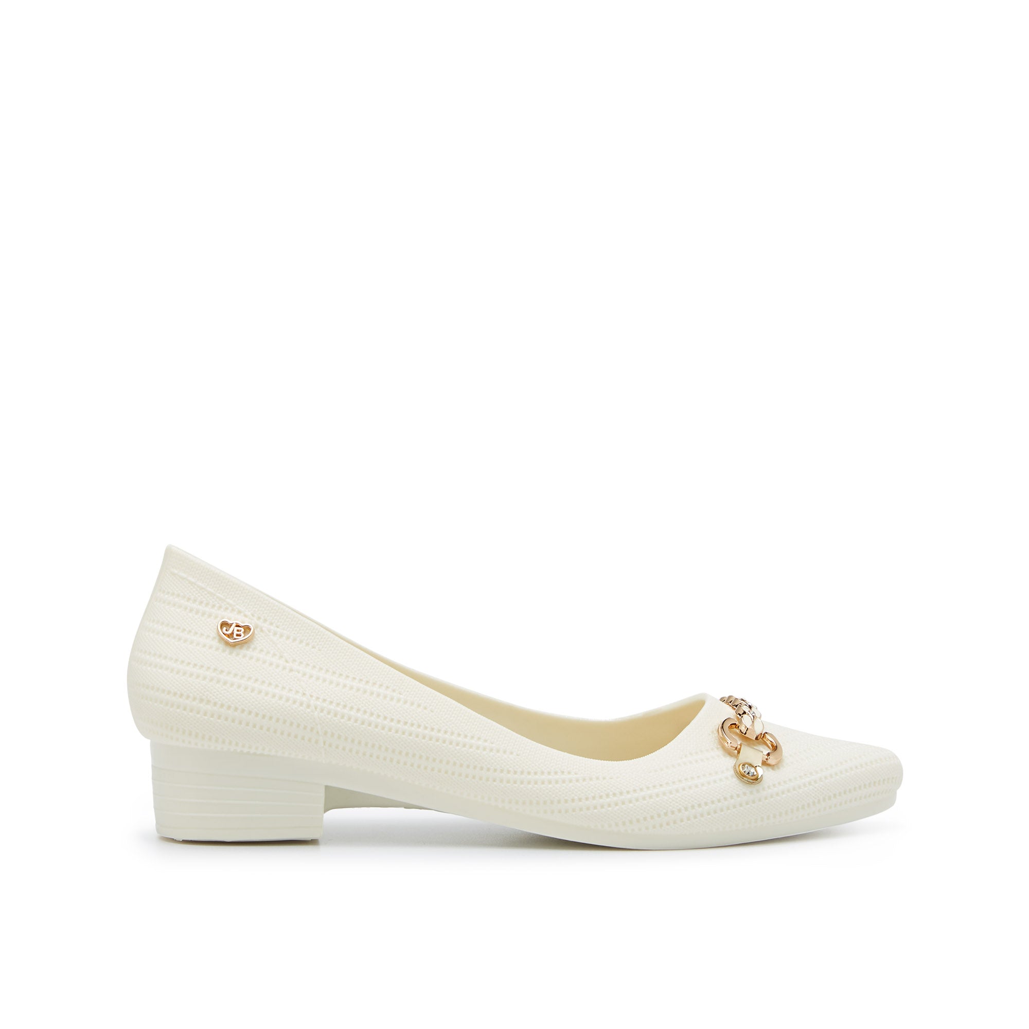 Fisk Augusta Low Heel Ballerinas Ivory