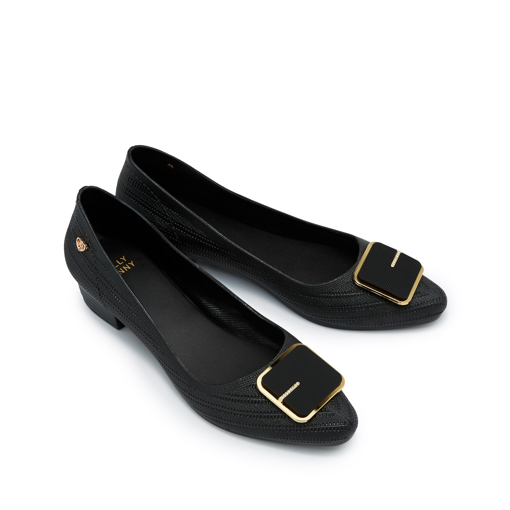 Fisk Anuschka Low Heel Ballerinas Black