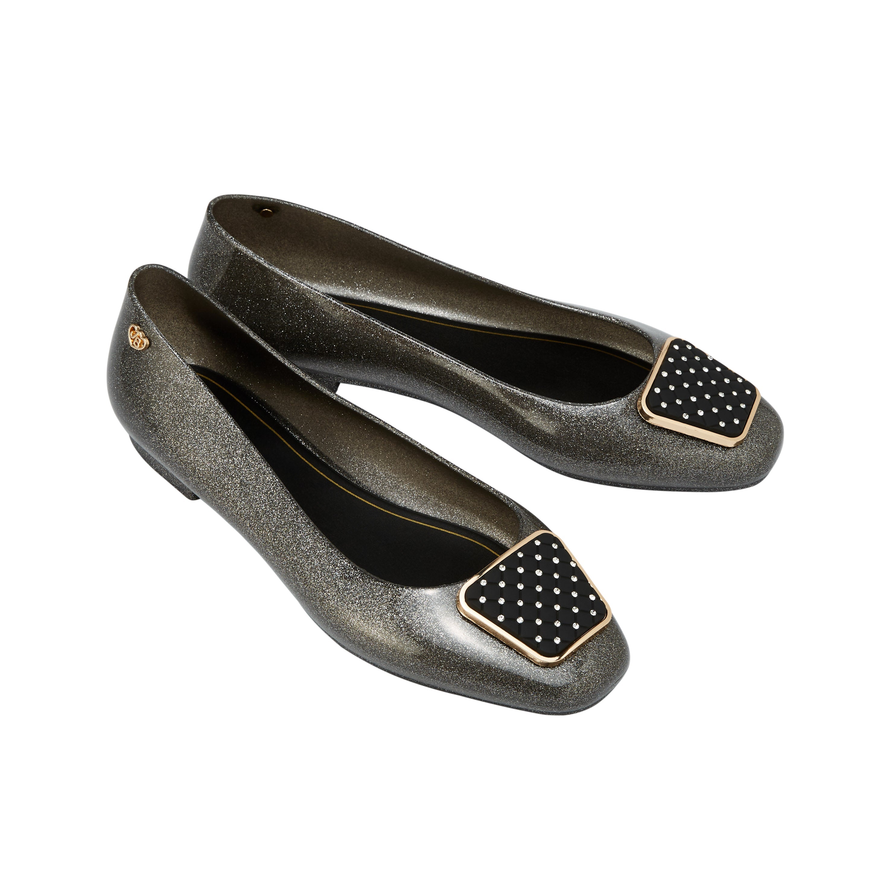 Cullen Willa Flat BallerinasGlitter Black