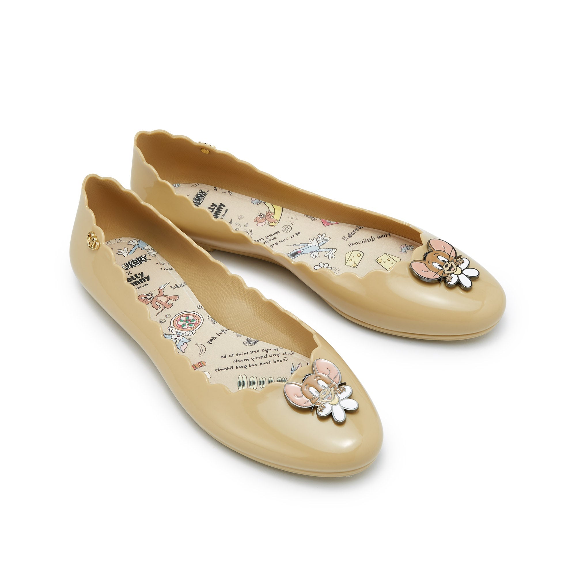 Sophie Butterscotch Flat Ballerinas Light Brown