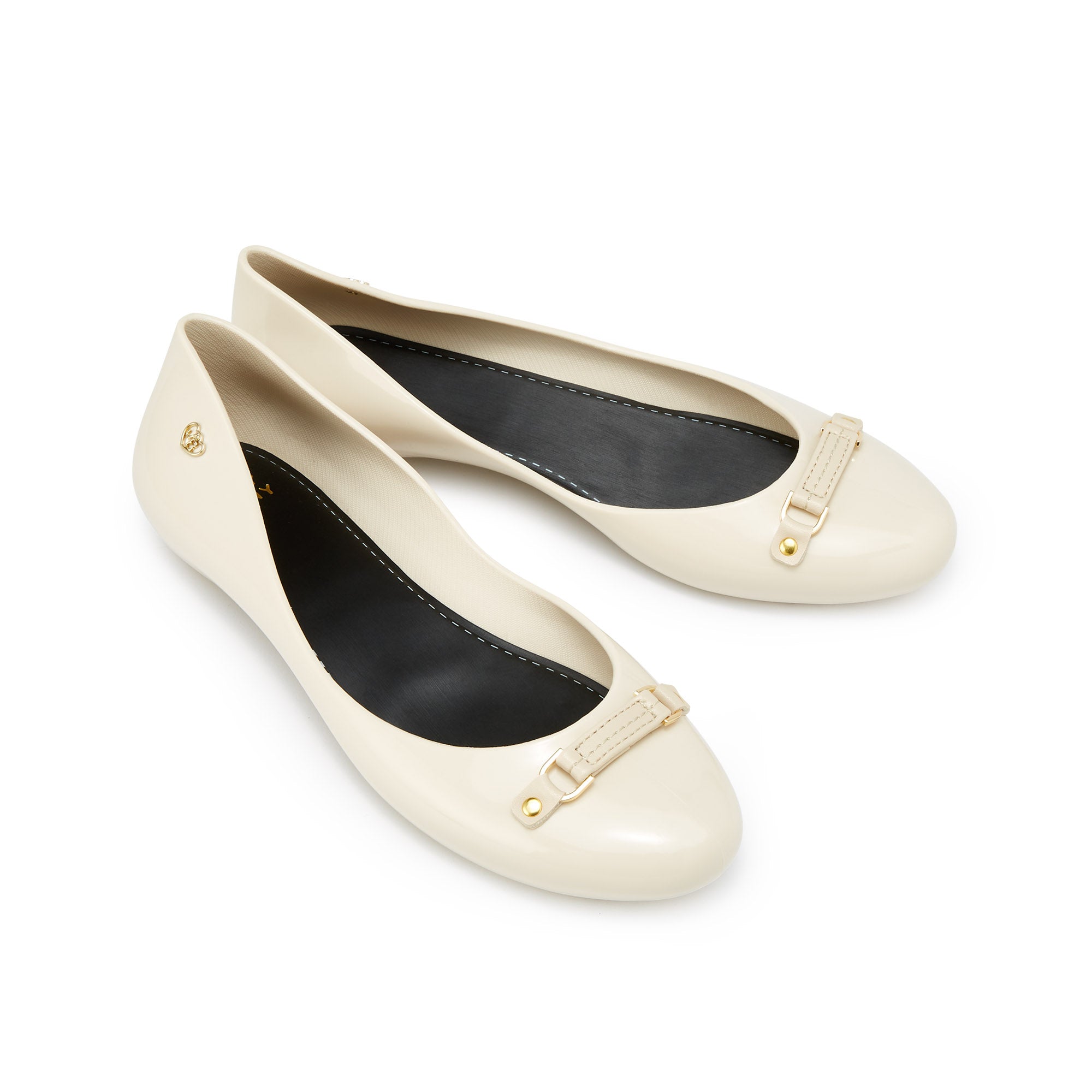 Melina Belette Flat Ballerinas Ivory