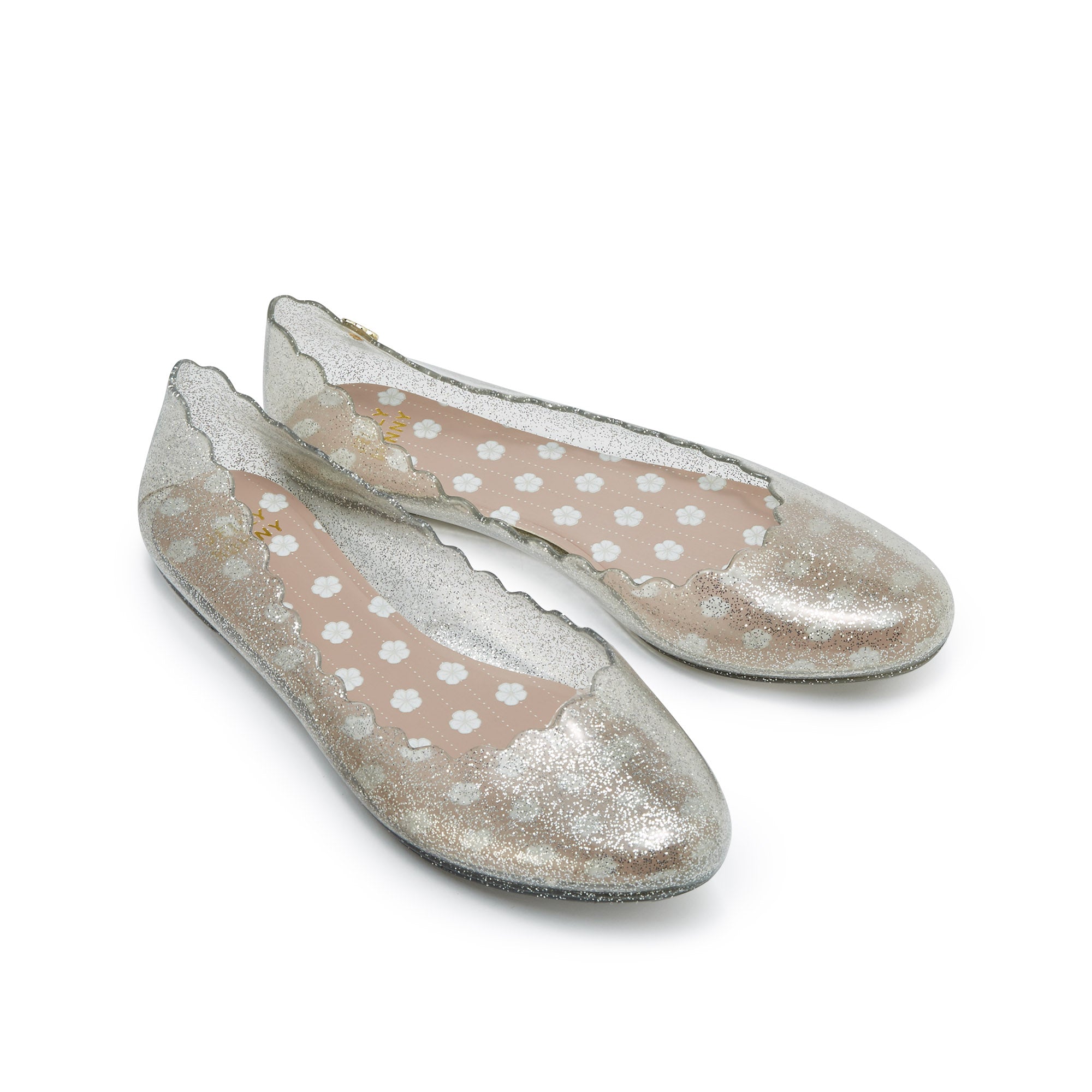 Sophie Sienna Flat Ballerinas Silver