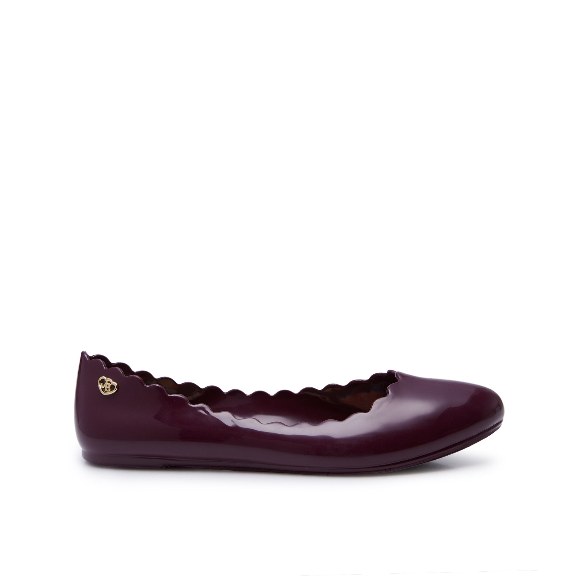 Sophie Ruby Flat Ballerinas Dark Red