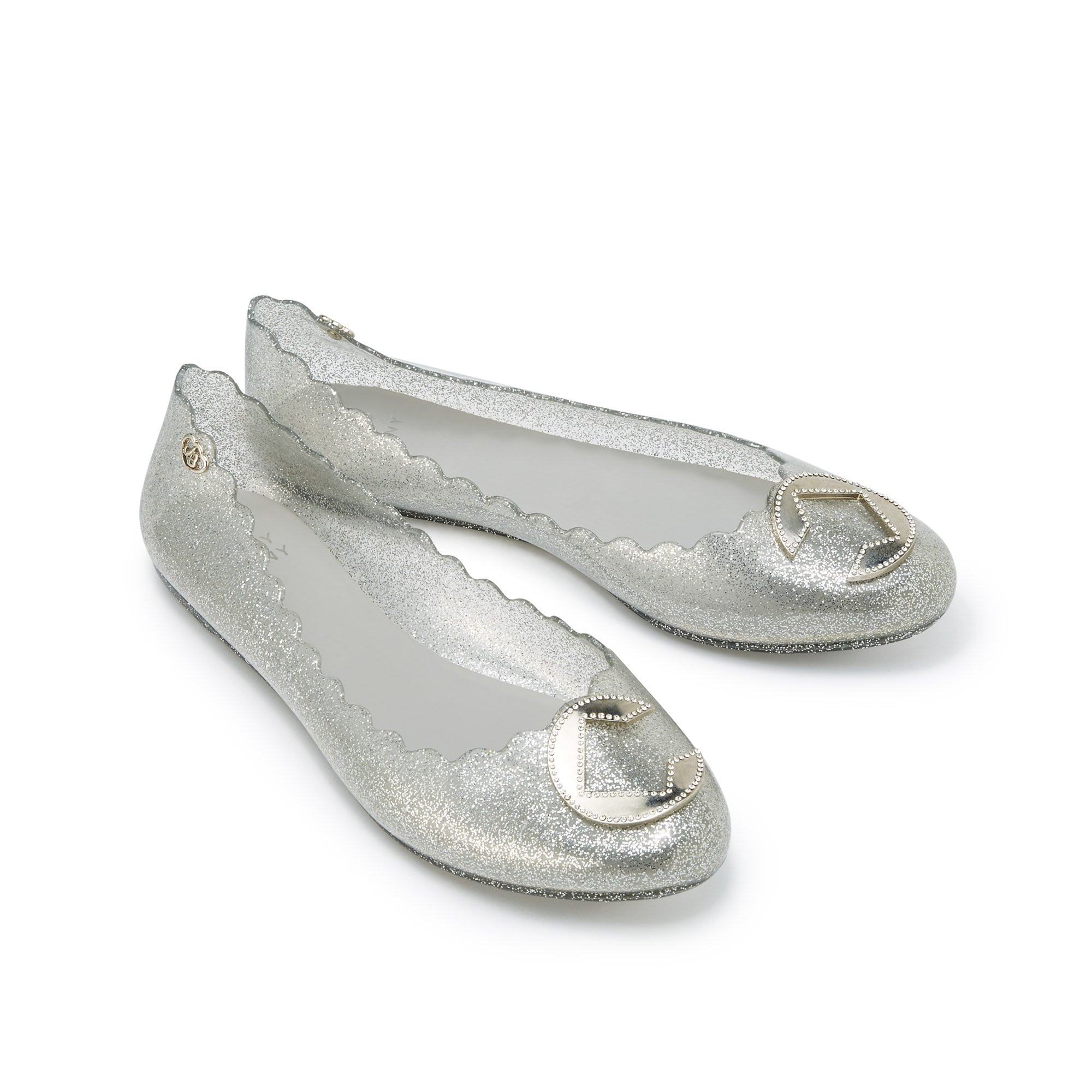 Sophie Vidada Flat Ballerinas Silver