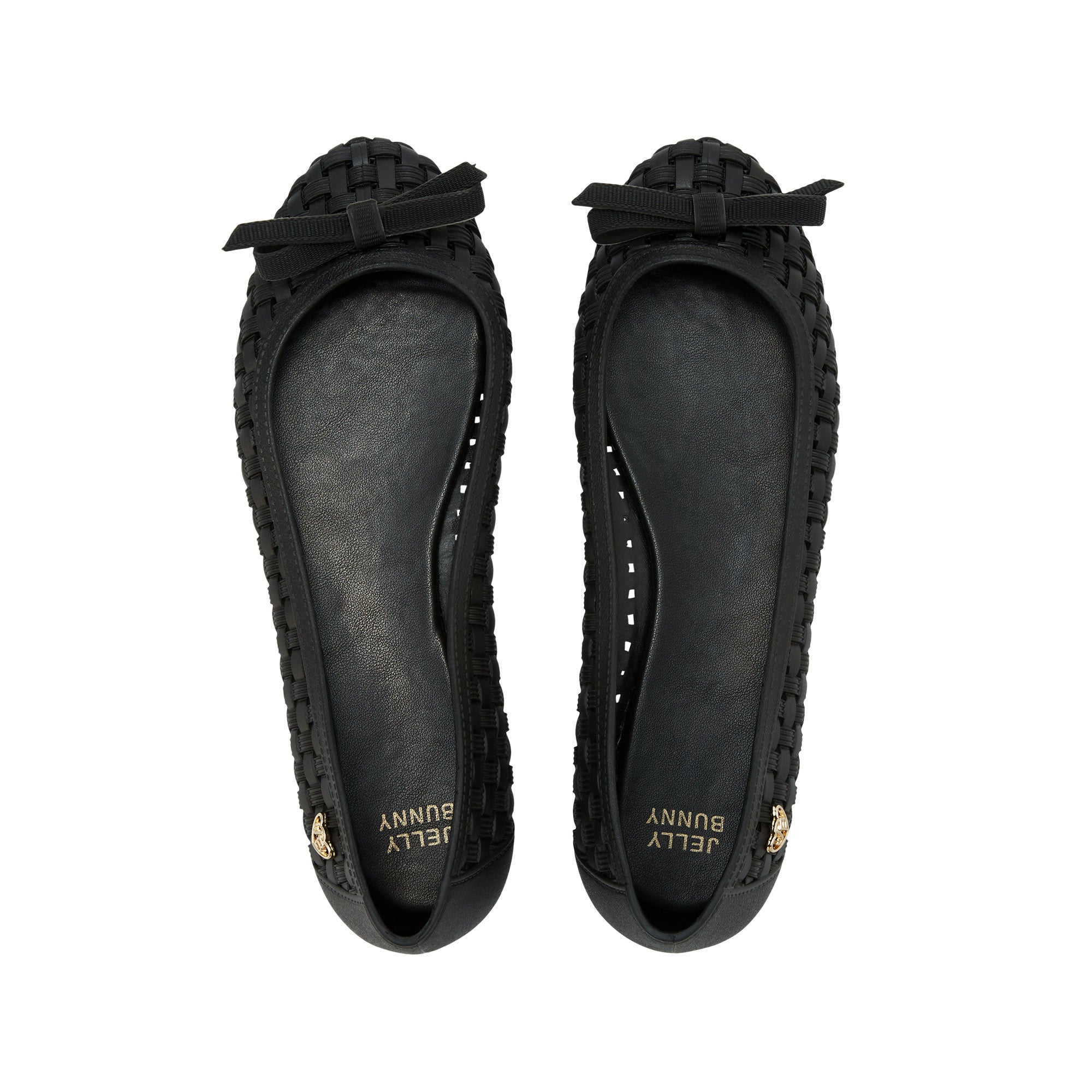 Roujin Flat Ballerinas Black