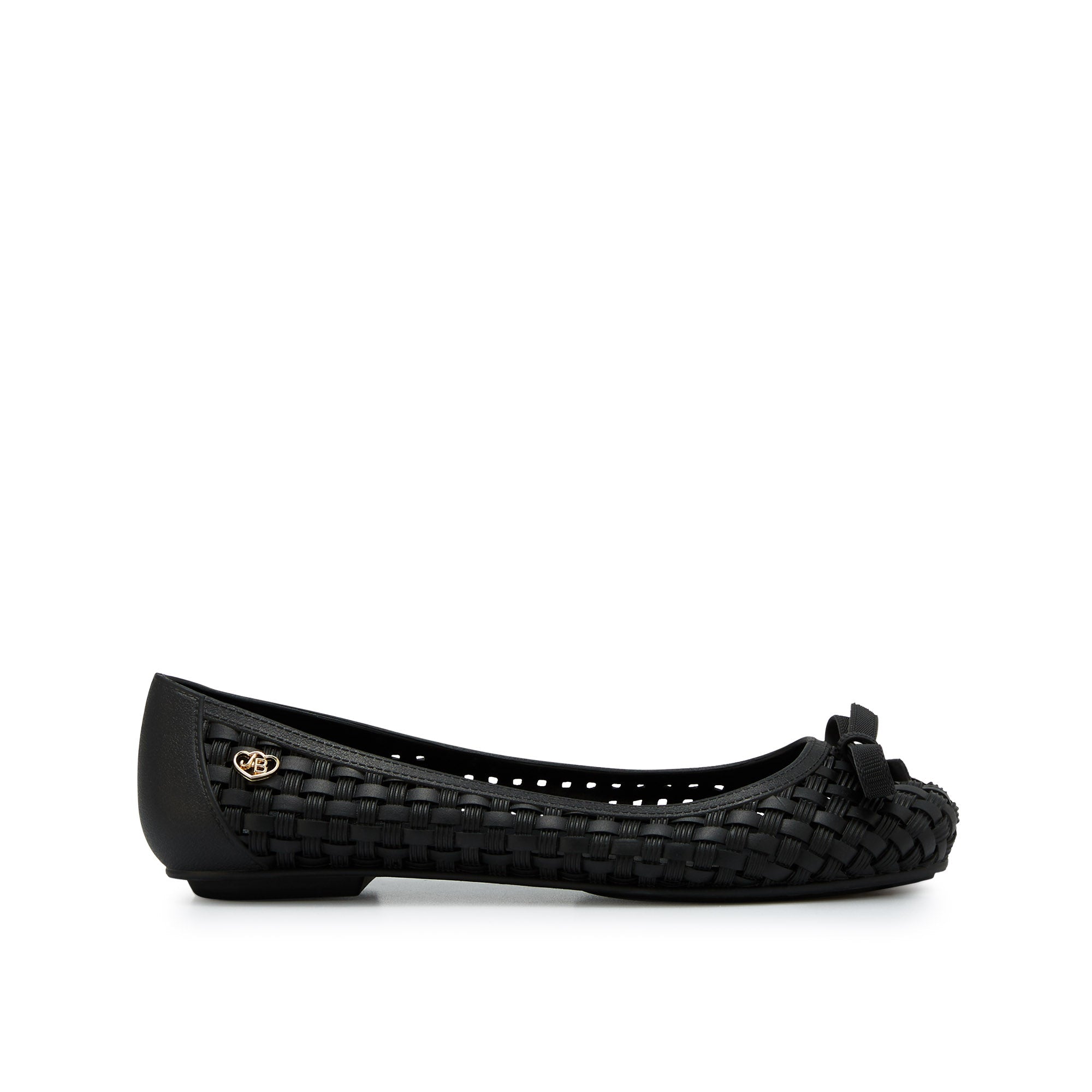 Roujin Flat Ballerinas Black